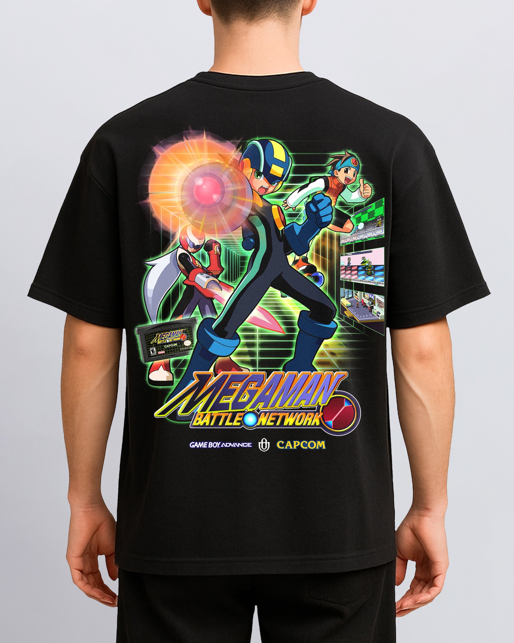 Video Games 'Mega Man Battle Network' Back T-Shirt