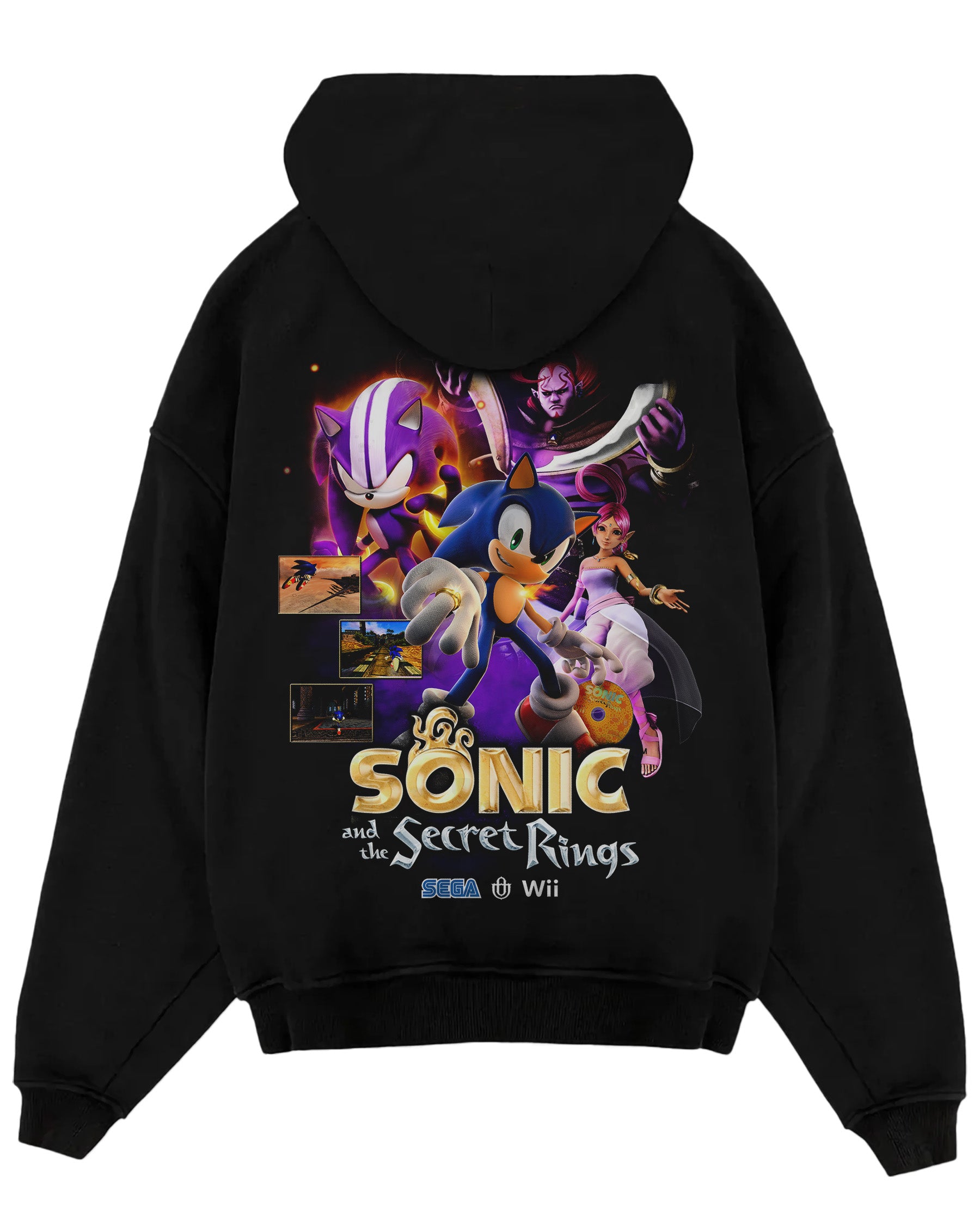 Video Games 'Sonic and the Secret Rings' Oversized Hoodie