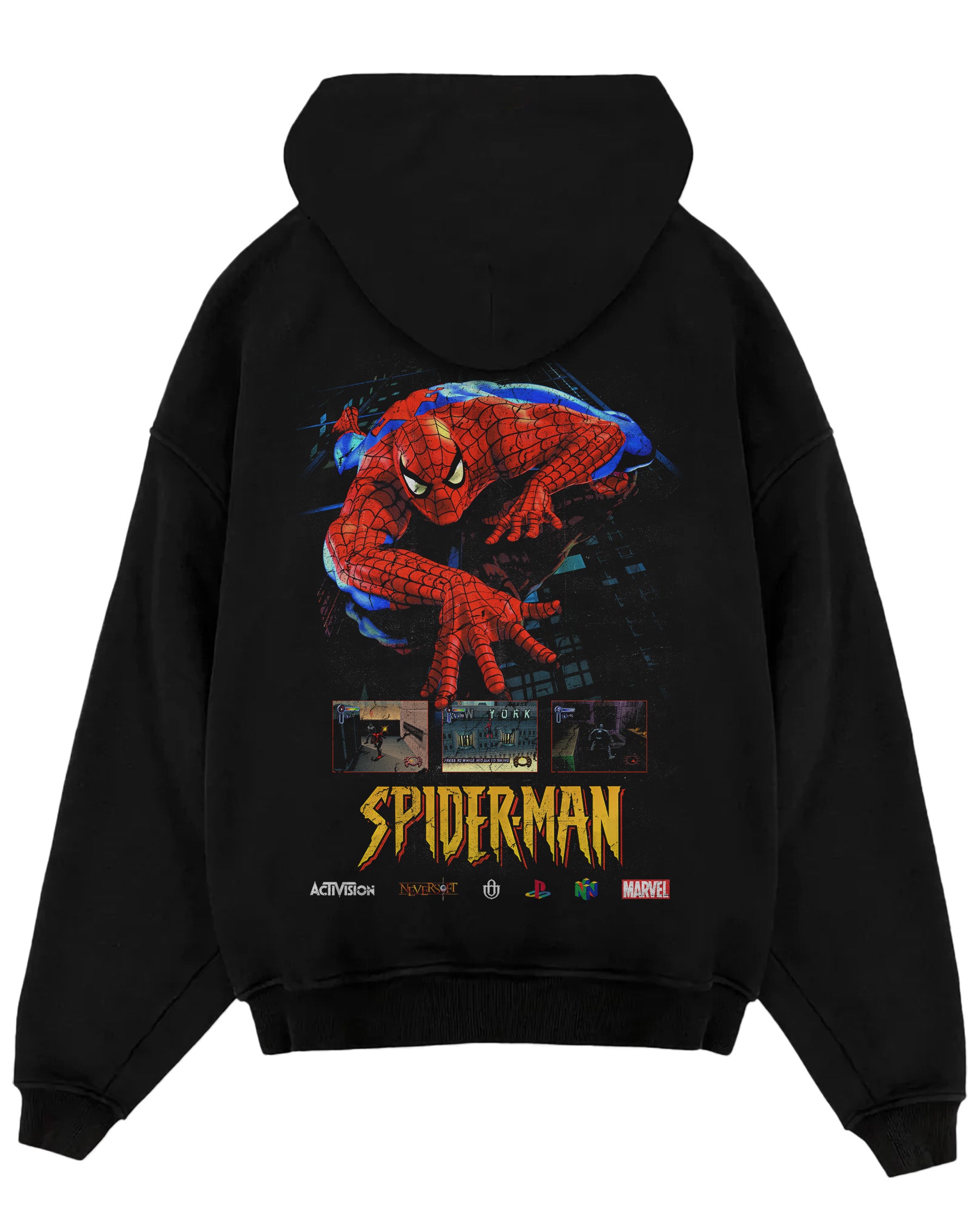 Video Games 'Spider-Man' Oversized Hoodie