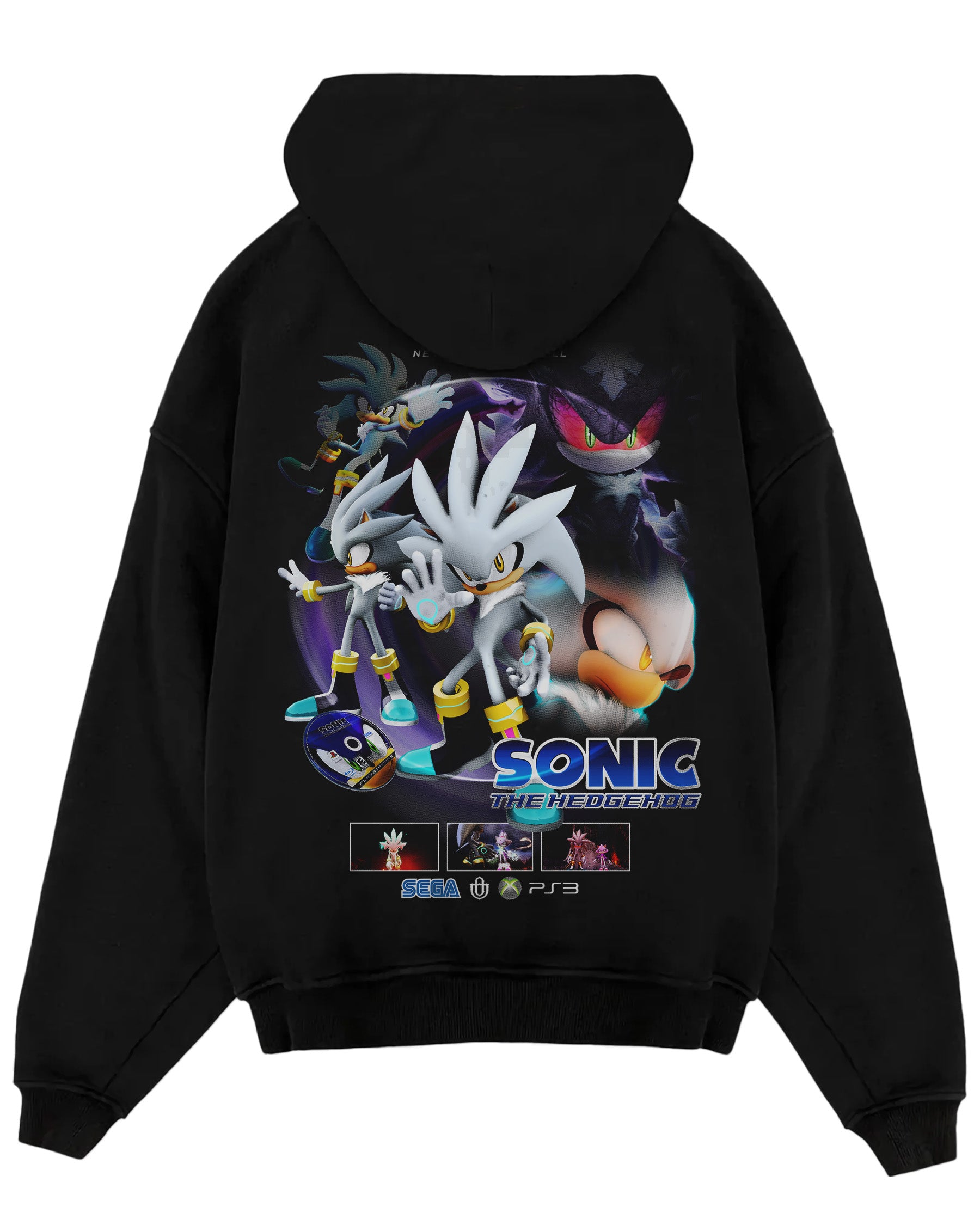 Video Games 'Sonic the Hedgehog 06: Silver the Hedgehog' Oversized Hoodie