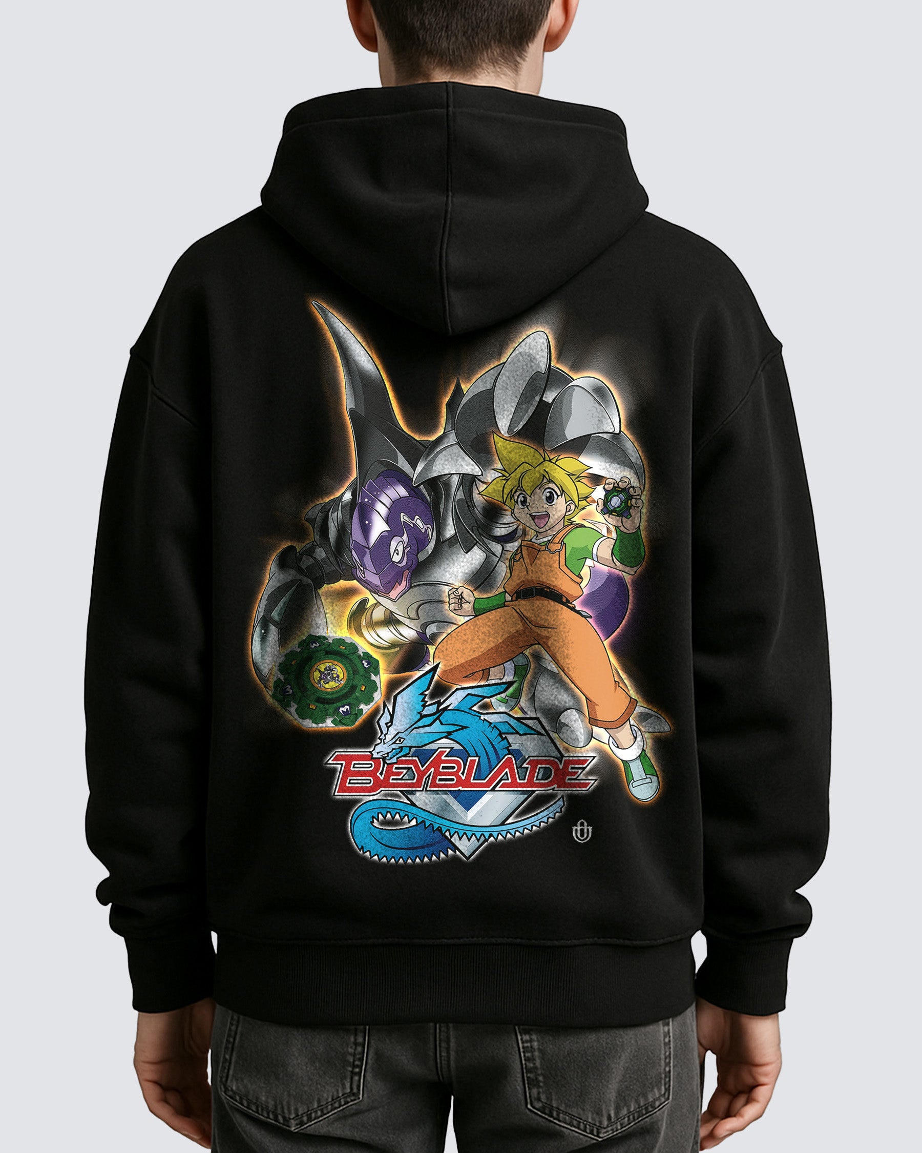 TV Shows 'Beyblade: Max & Draciel' Oversized Hoodie