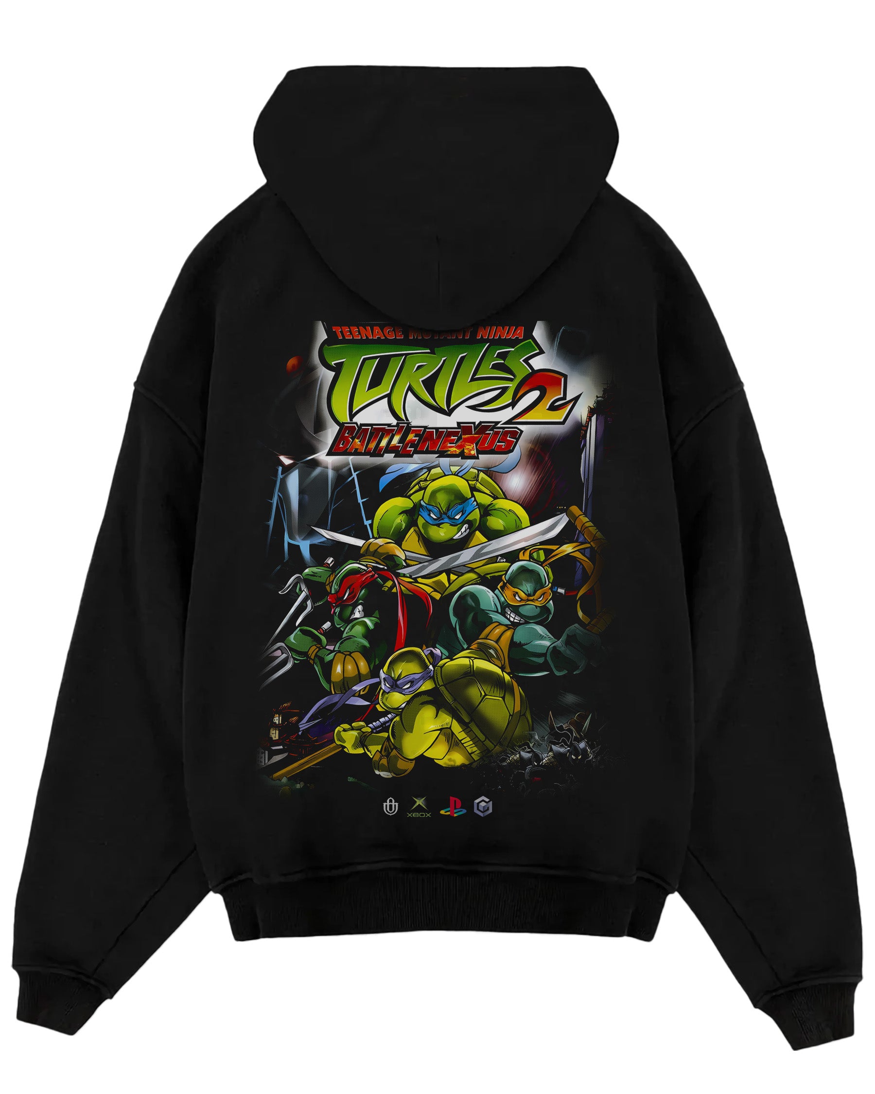 Video Games 'Teenage Mutant Ninja Turtles 2: Battle Nexus' Oversized Hoodie