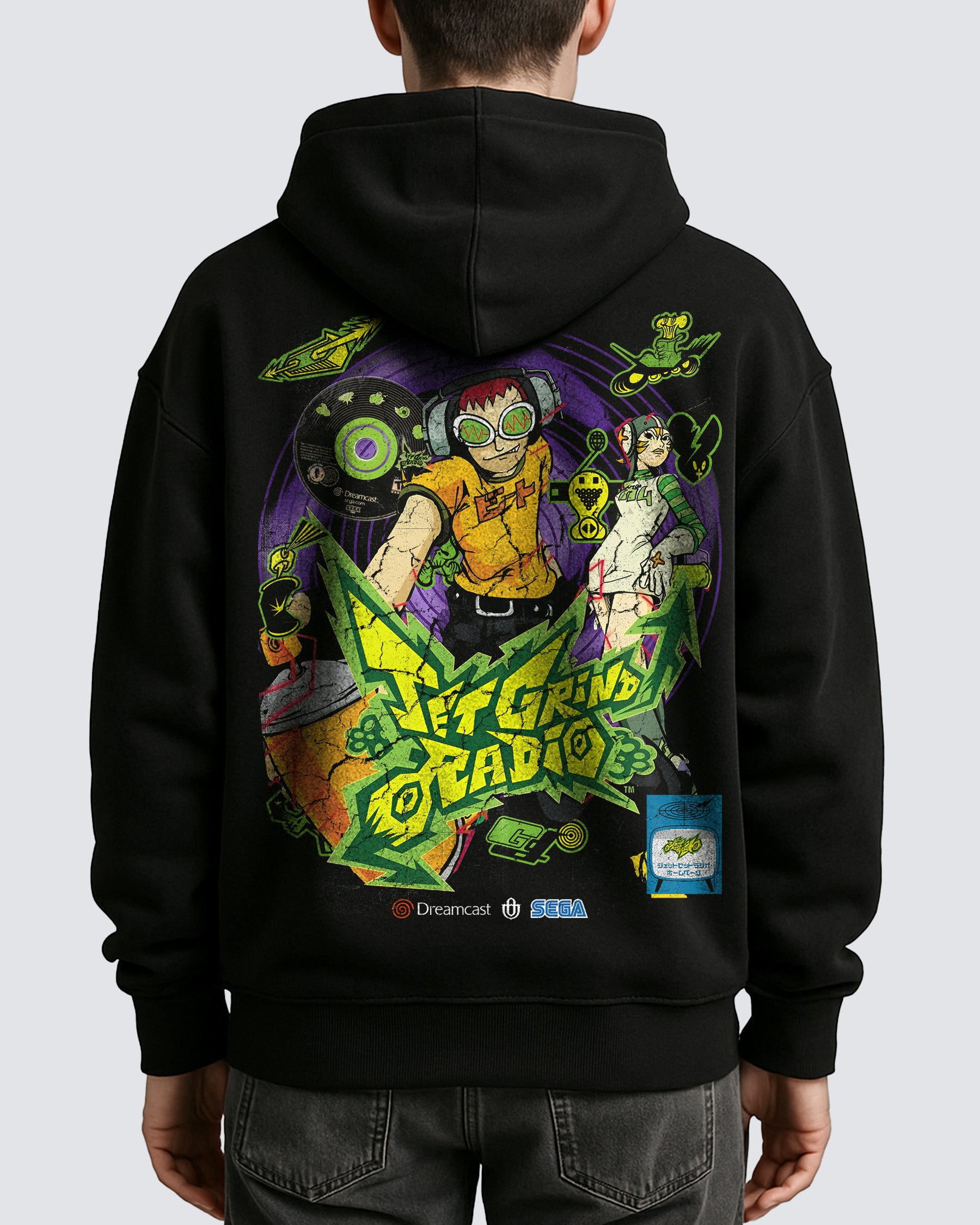 Video Games 'Jet Grind Radio' Oversized Hoodie
