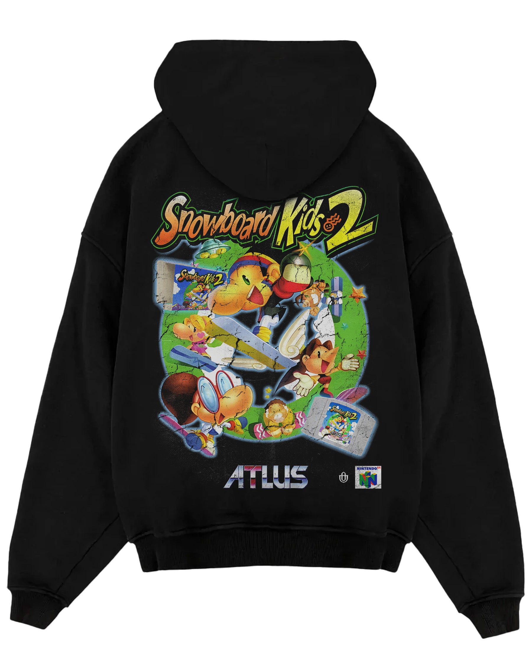 Video Games 'Snowboard Kids 2' Oversized Hoodie