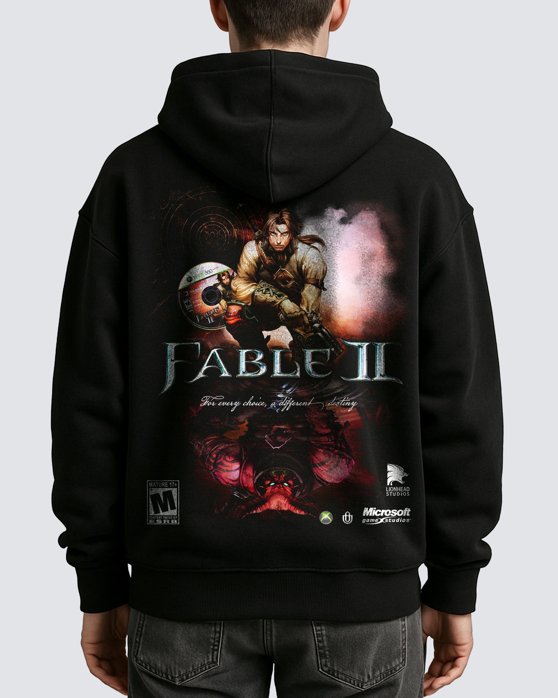 Video Games 'Fable II' Oversized Hoodie