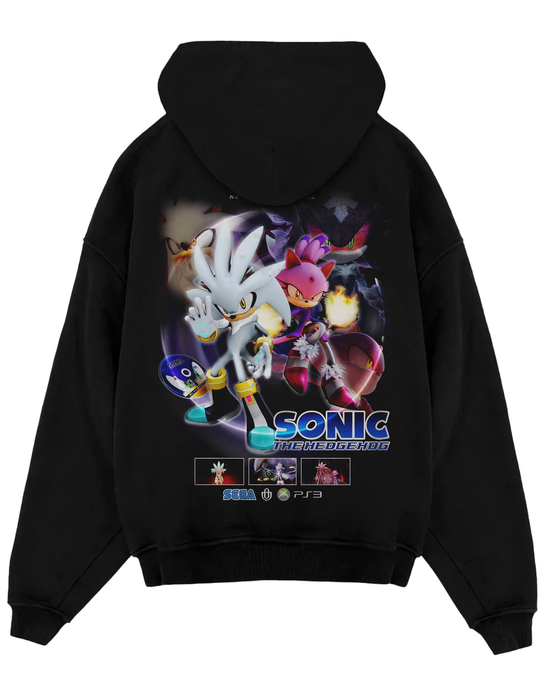 Video Games 'Sonic the Hedgehog 06: Silver & Blaze' Oversized Hoodie