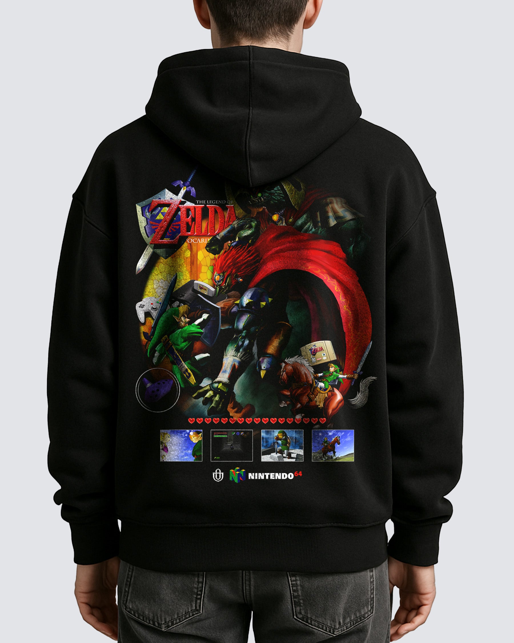 Video Games 'The Legend of Zelda: Ocarina of Time v2' Oversized Hoodie