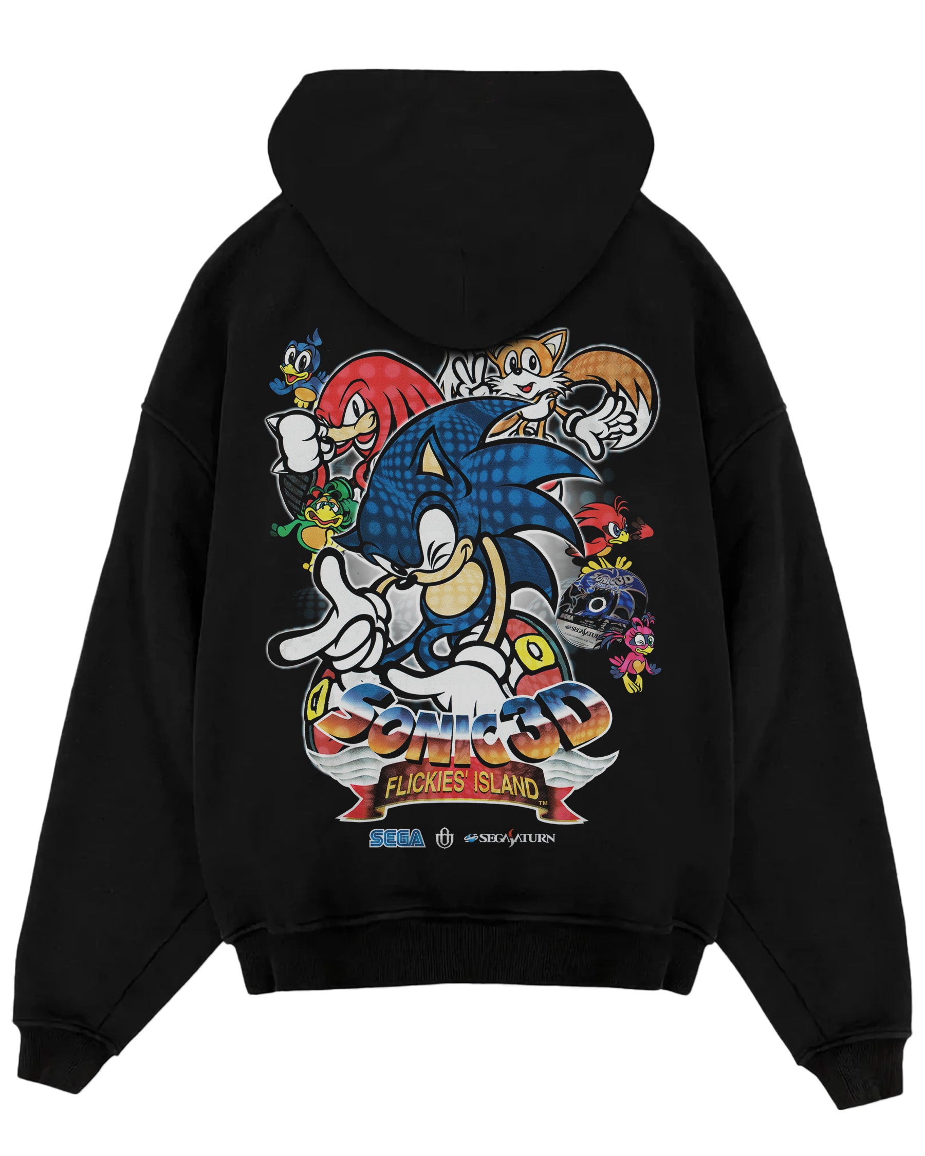 Video Games 'Sonic 3D Flickies' Island v2' Oversized Hoodie