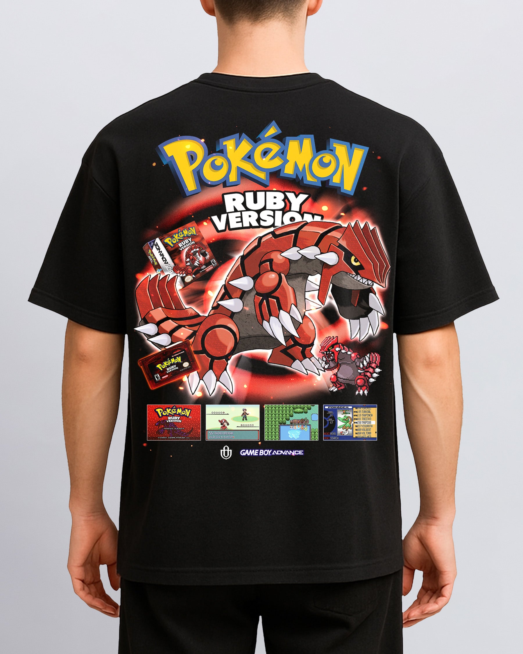 Video Games 'PKMN Ruby' Back T-Shirt