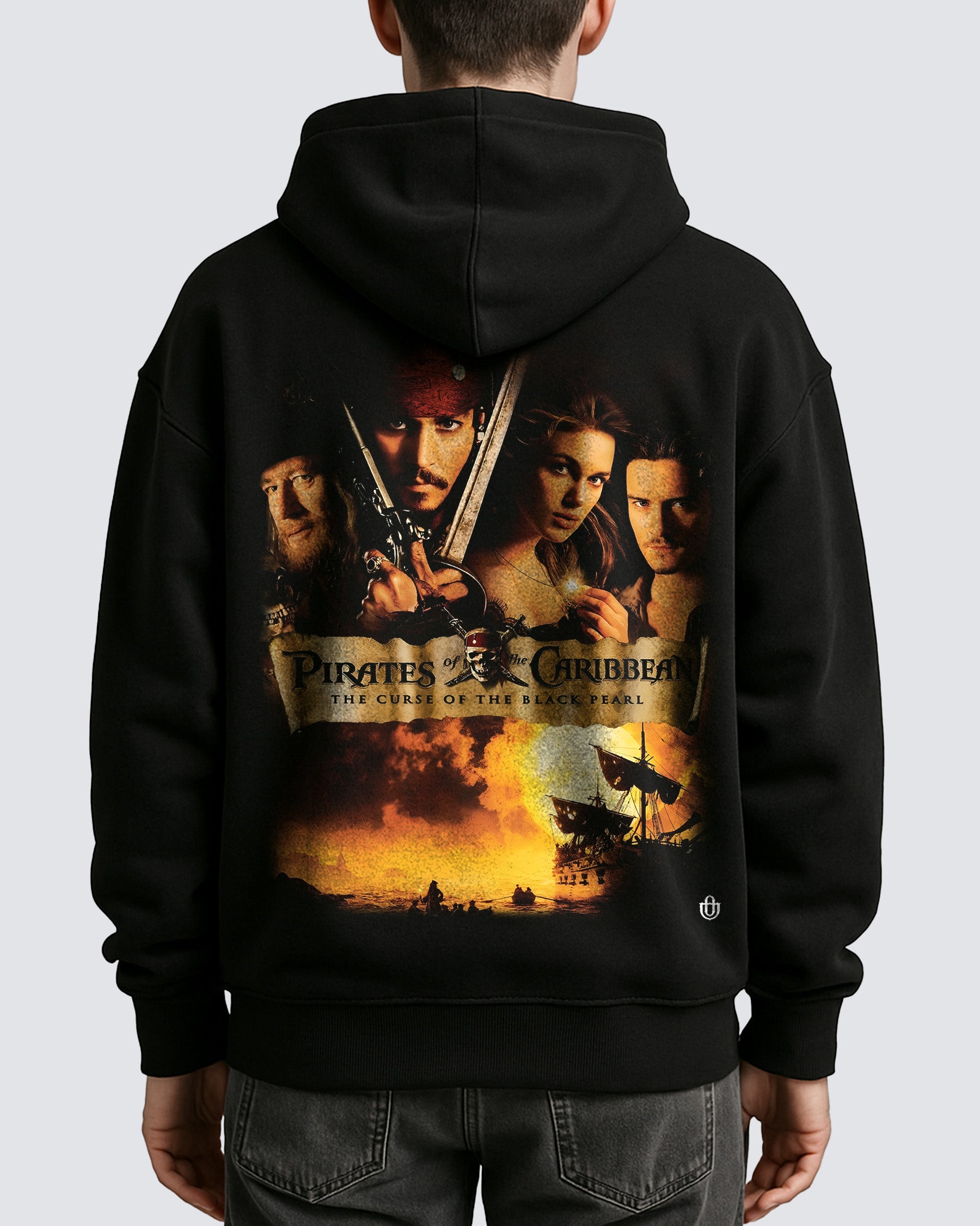 Movies 'Pirates of the Caribbean: Curse of the Black Pearl' Oversized Hoodie