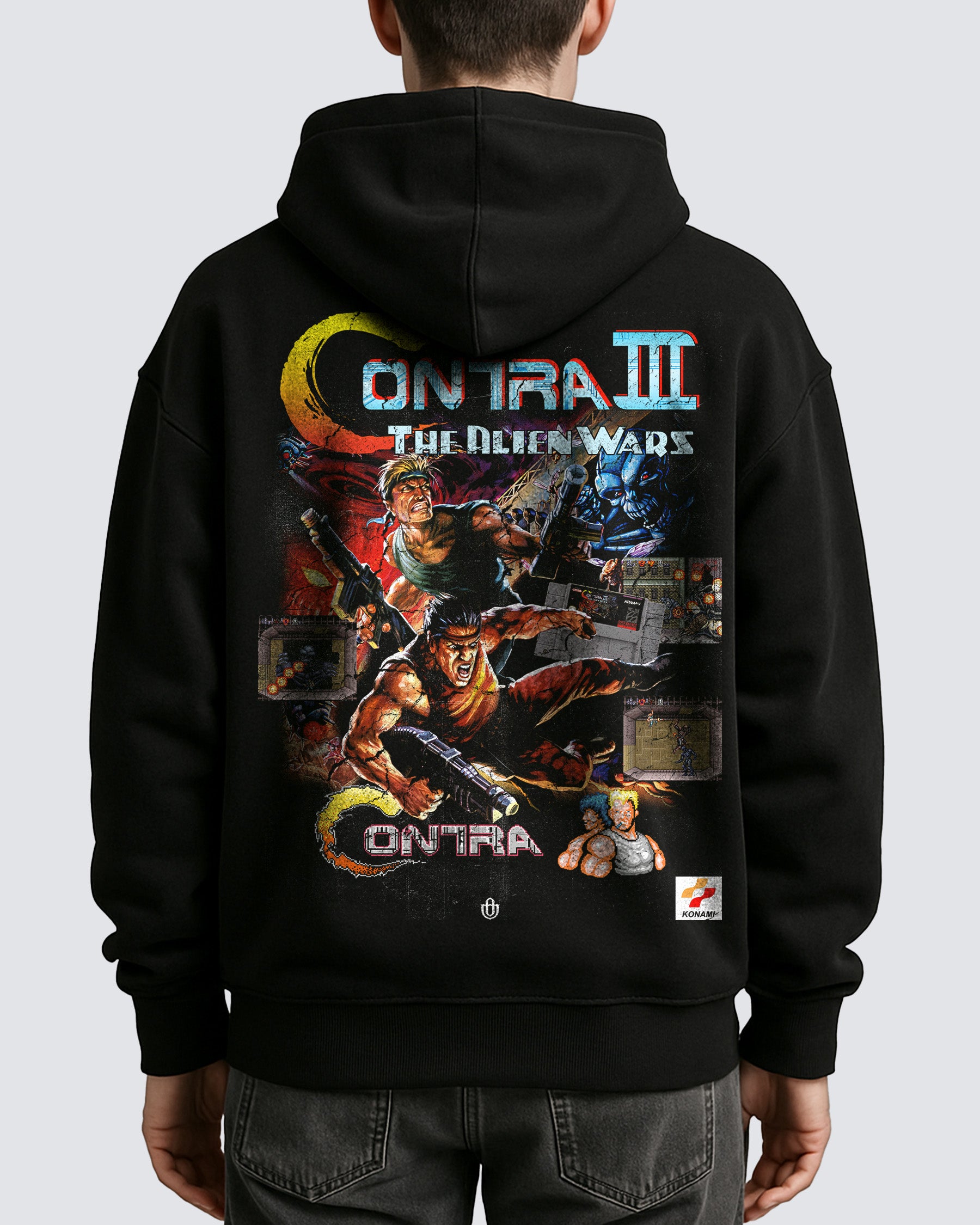Video Games 'Contra III: The Alien Wars' Oversized Hoodie