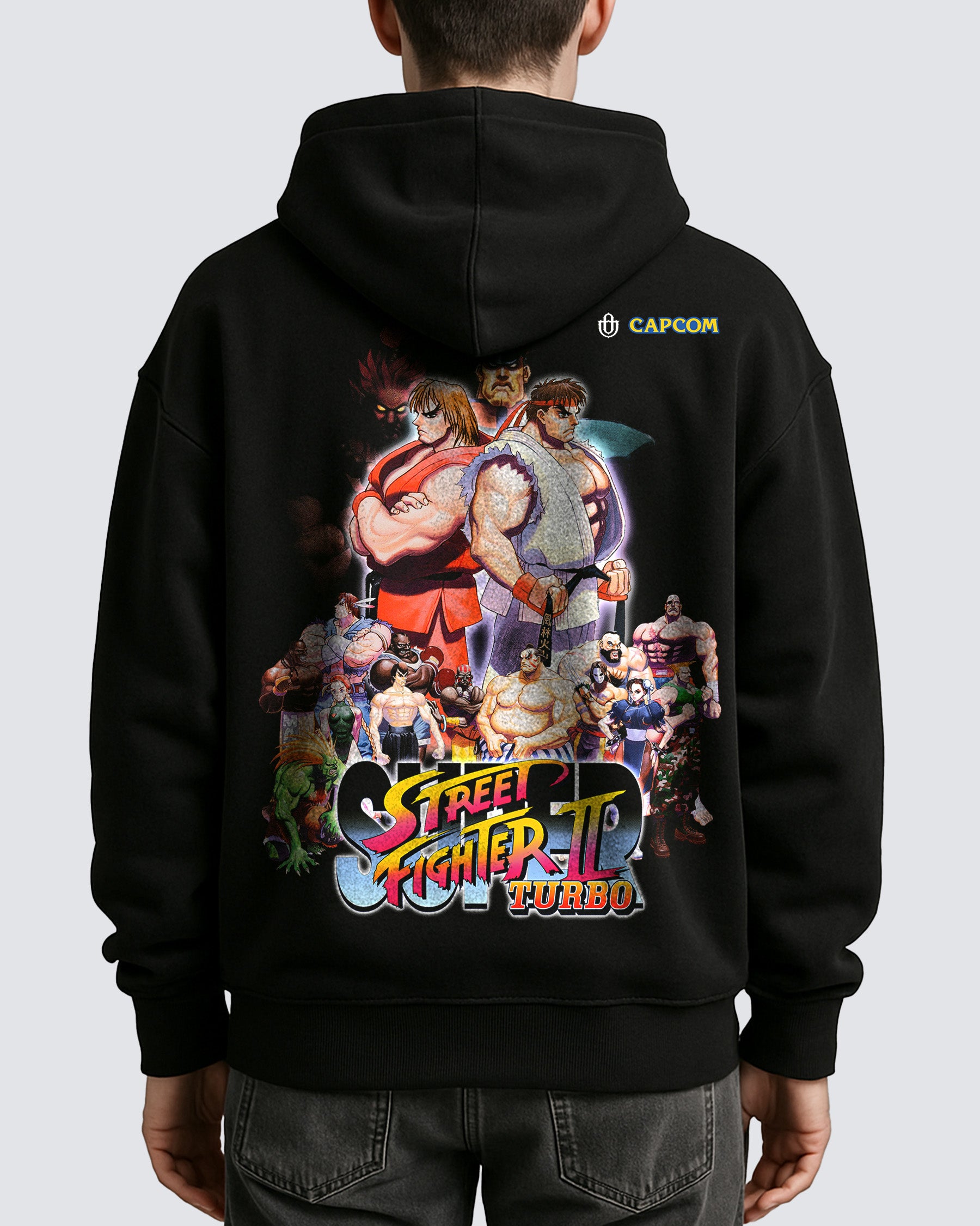 Video Games 'Super Street Fighter II Turbo' Oversized Hoodie