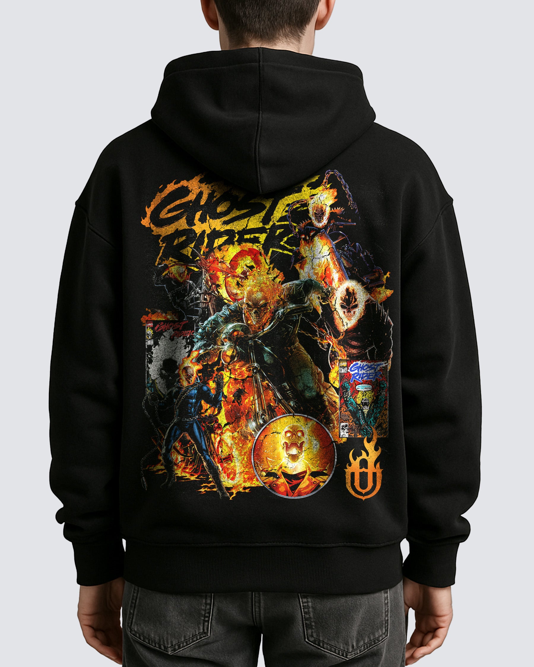 Comics 'Ghost Rider' Oversized Hoodie