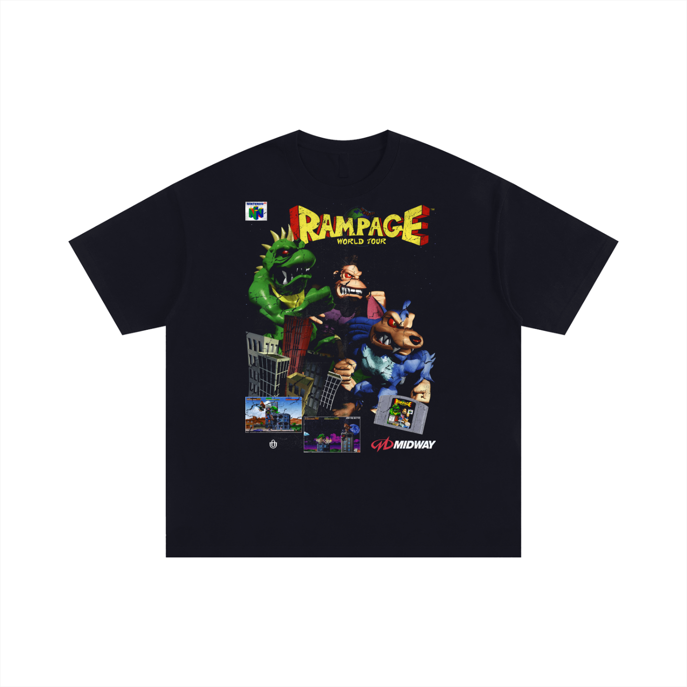 Video Games 'Rampage: World Tour 64' T-shirt