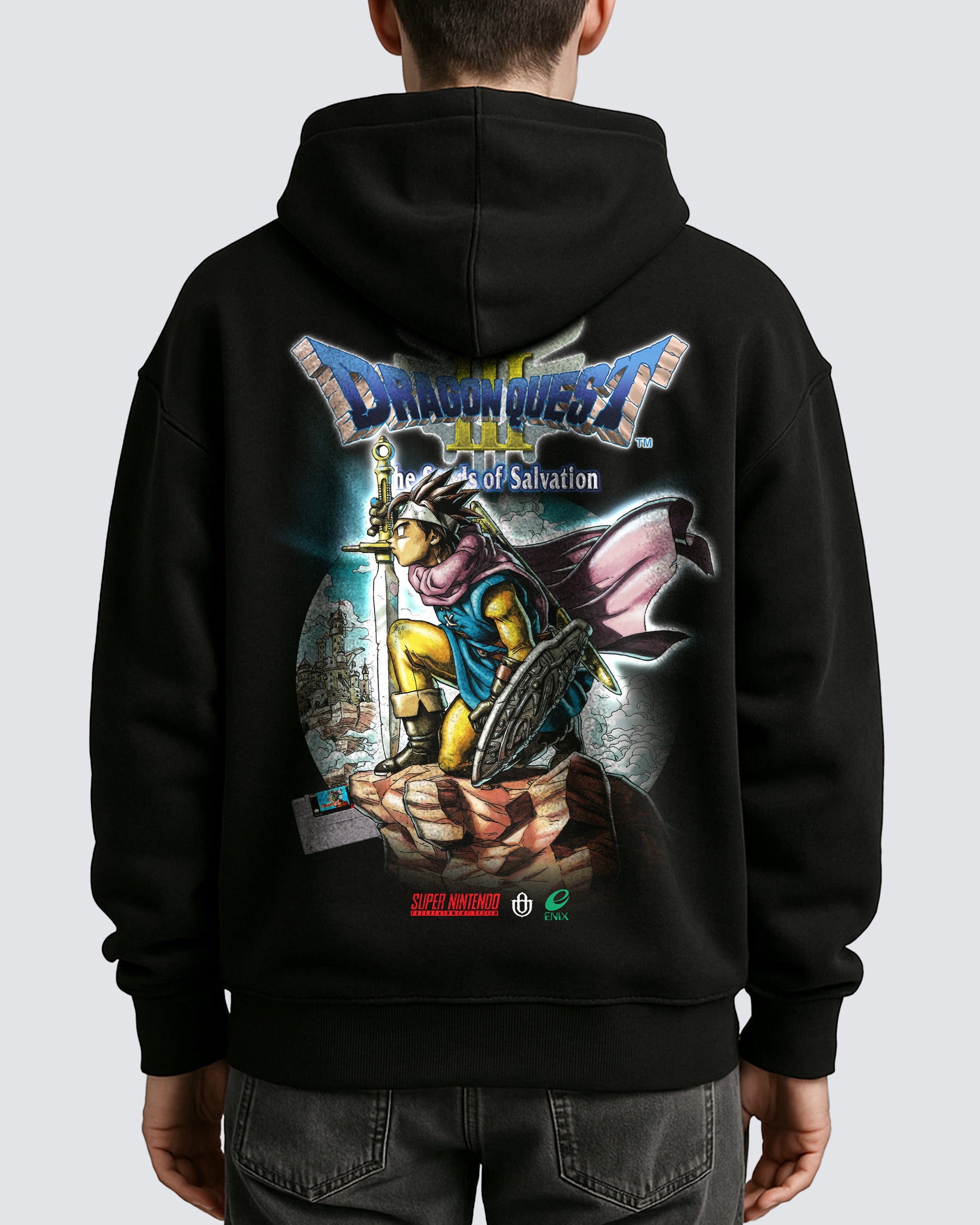 Video Games 'Dragon Quest III:The Seeds of Salvation' Oversized Hoodie