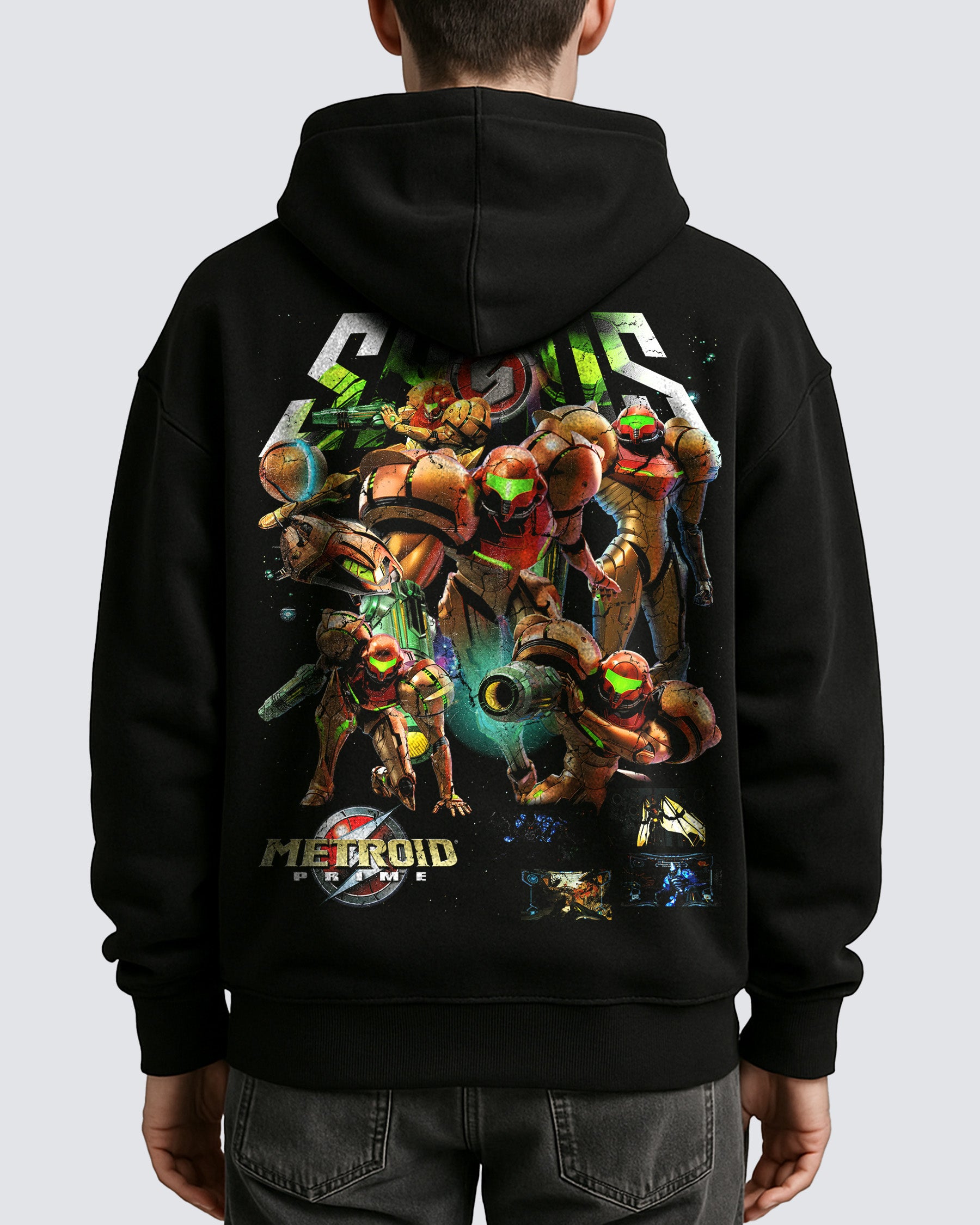Video Games 'Metroid Prime v1' Oversized Hoodie