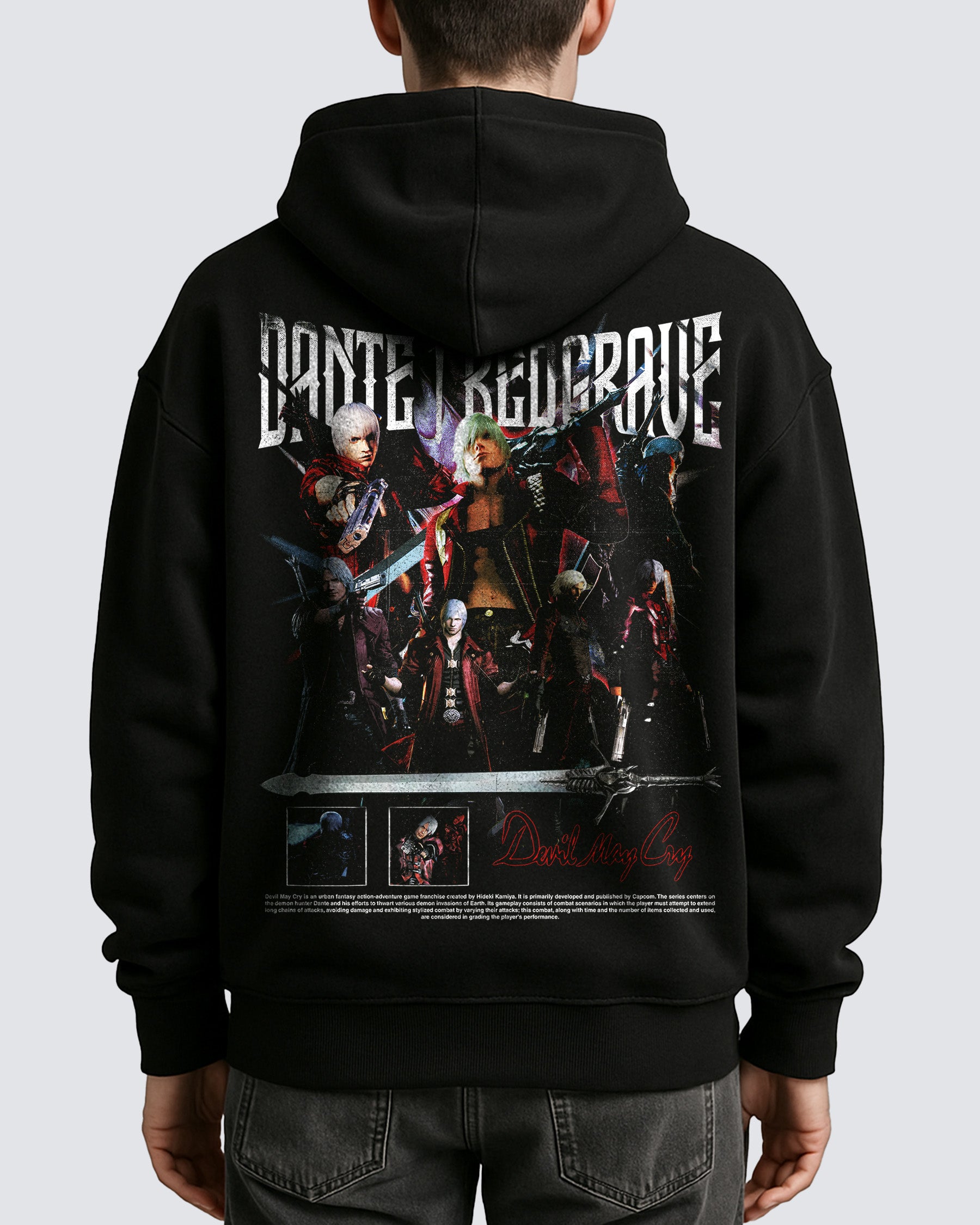 Video Games 'Devil May Cry v1' Oversized Hoodie
