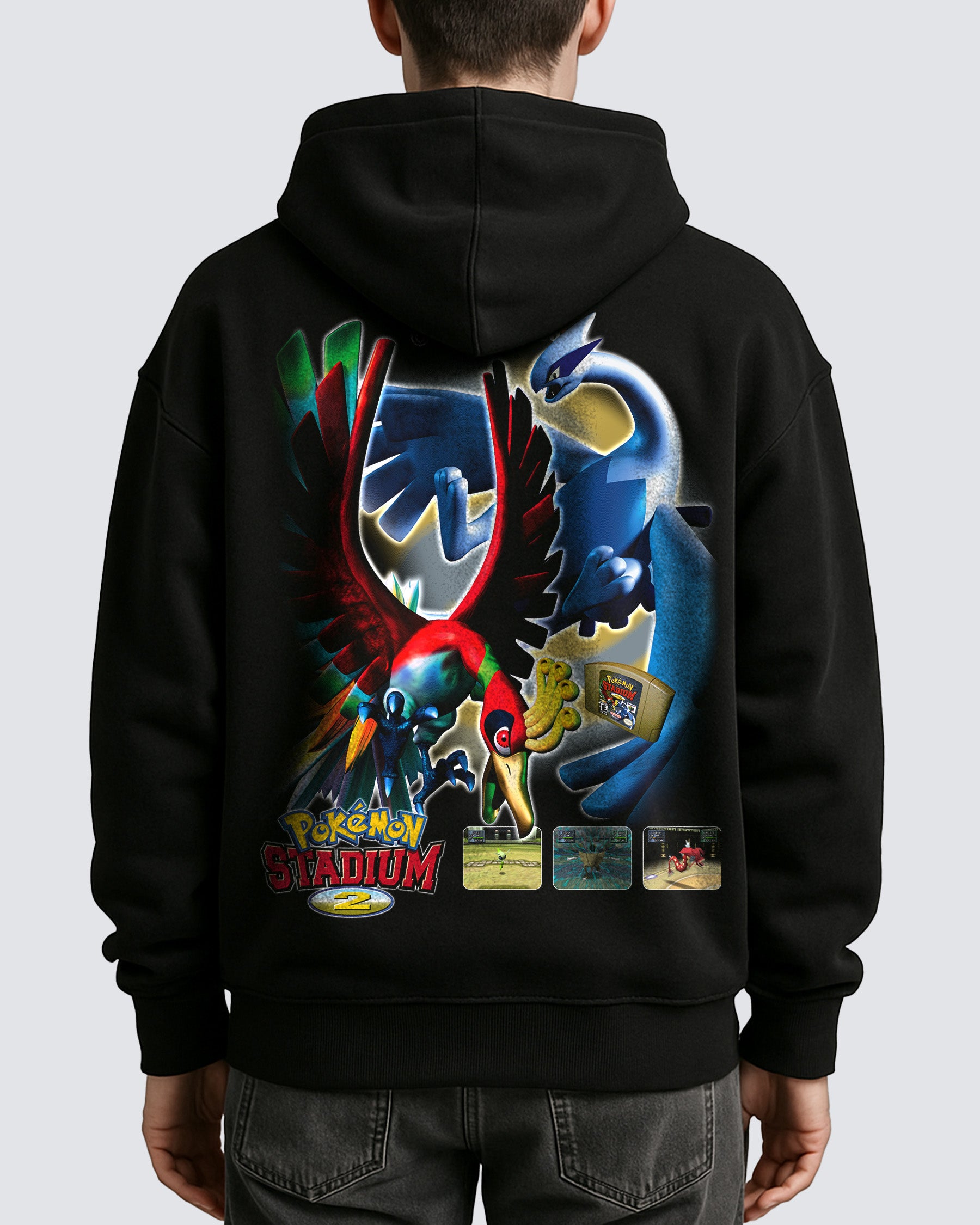 Video Games 'Pokemon Stadium 2' Oversized Hoodie