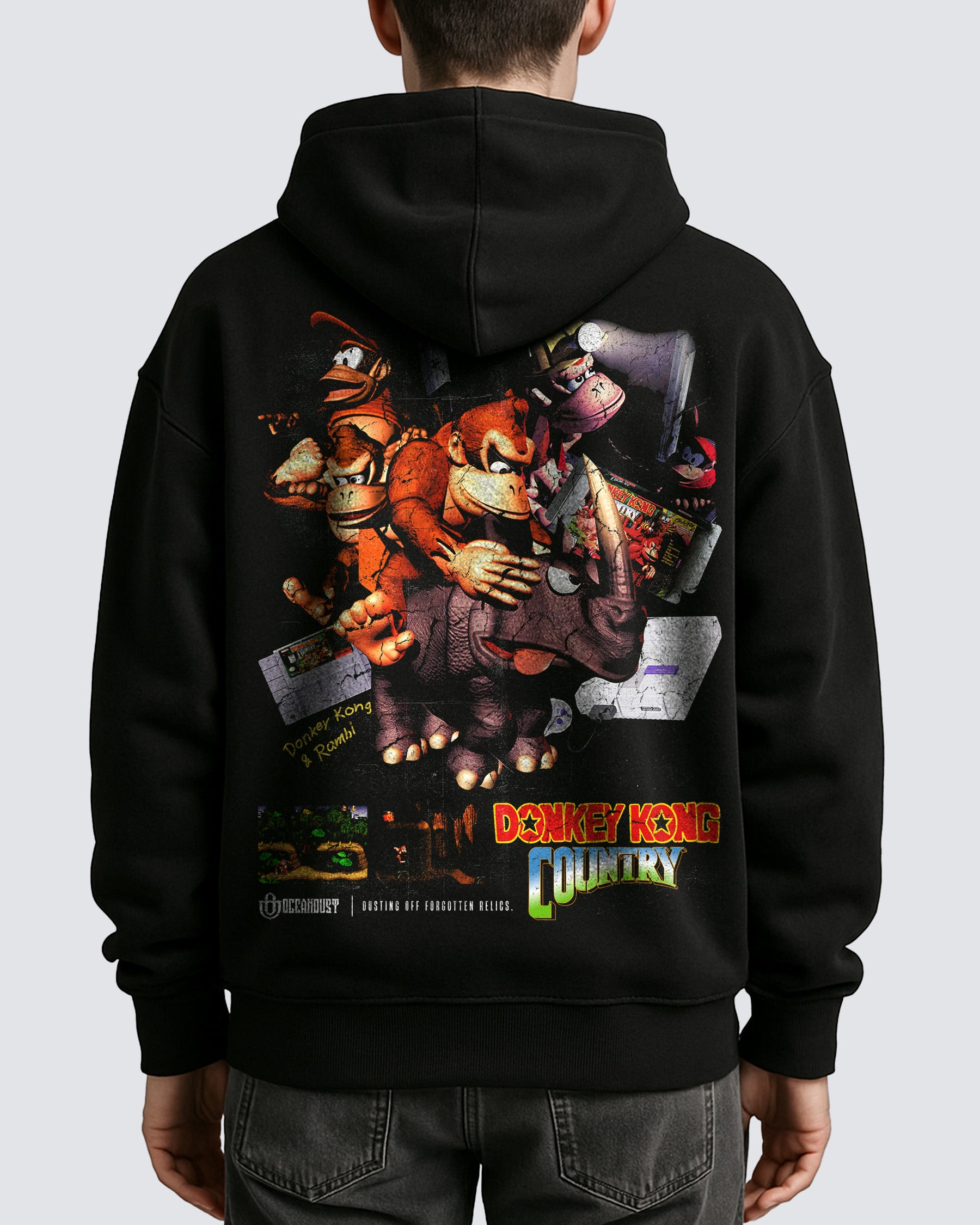 Video Games 'Donkey Kong Country' Oversized Hoodie