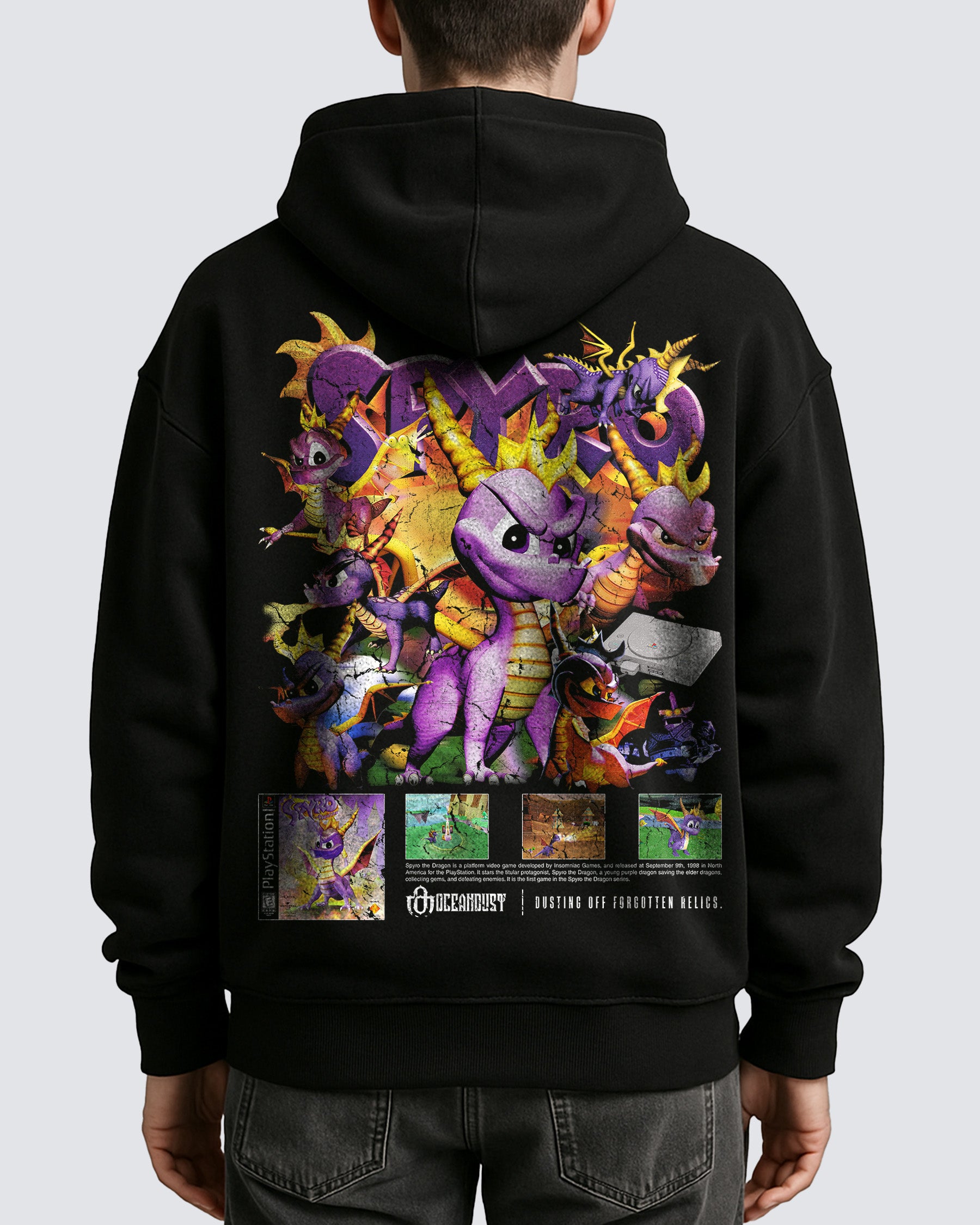 Video Games 'Spyro' Oversized Hoodie