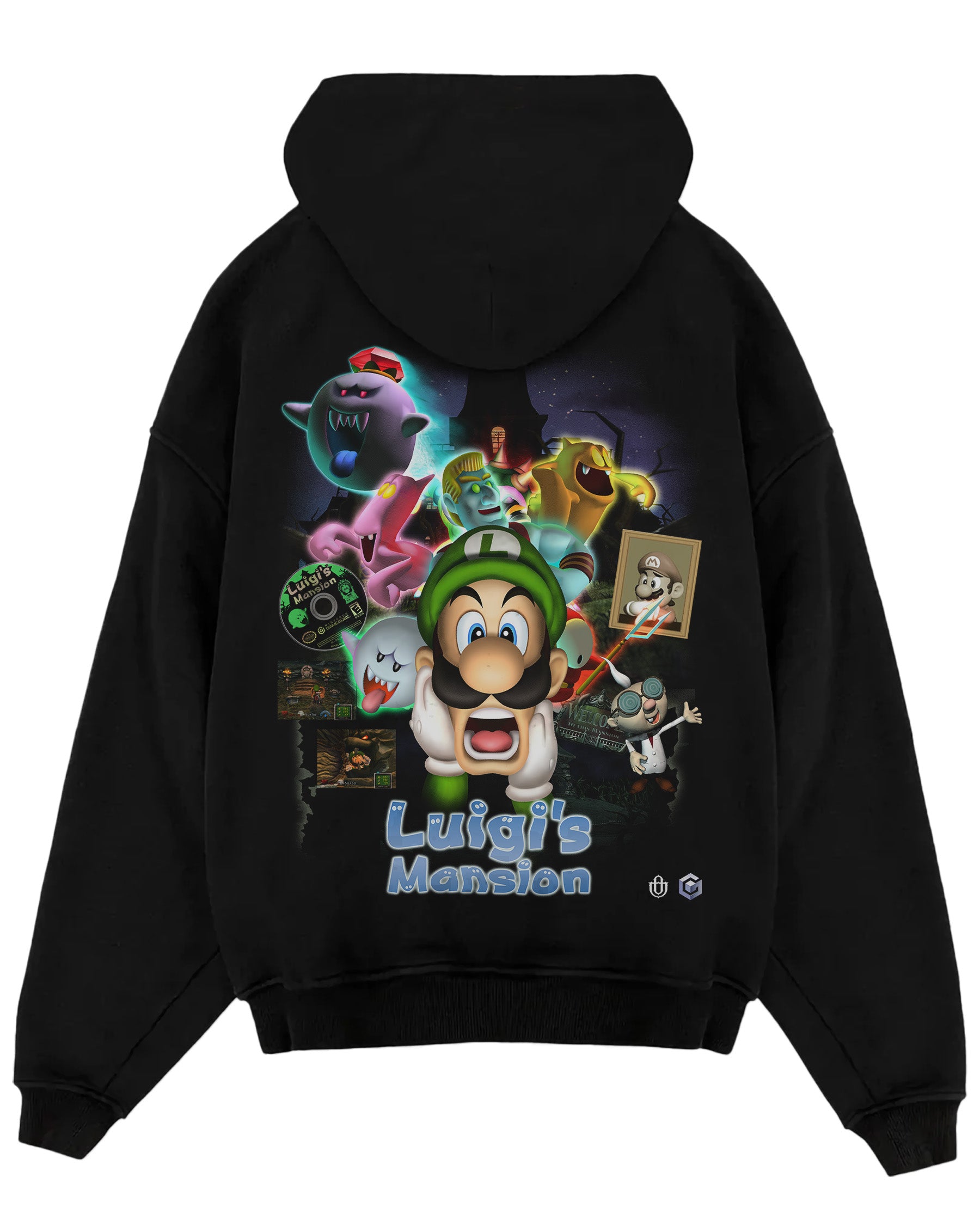 Video Games 'Luigi's Mansion' Oversized Hoodie