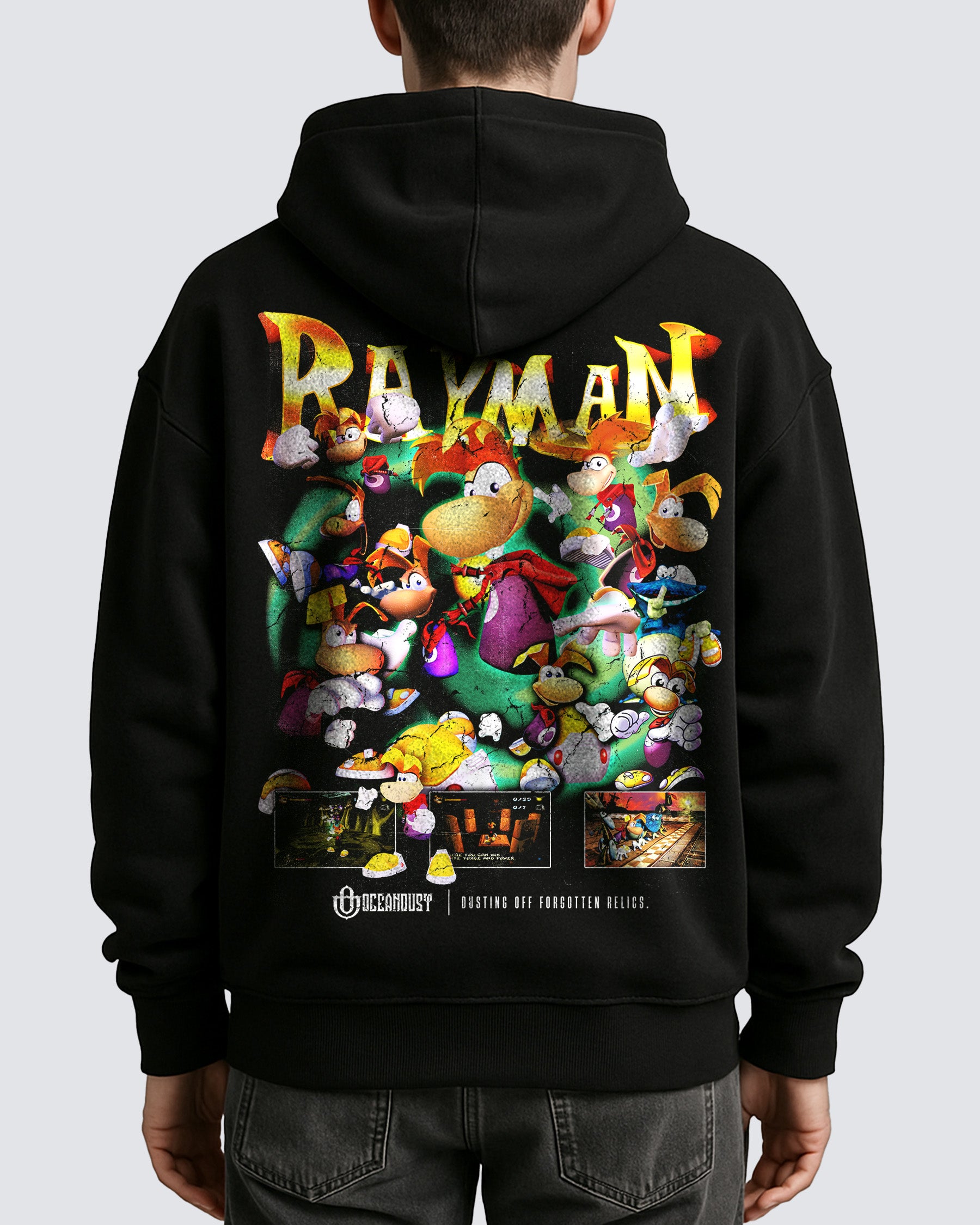 Video Games 'Rayman' Oversized Hoodie