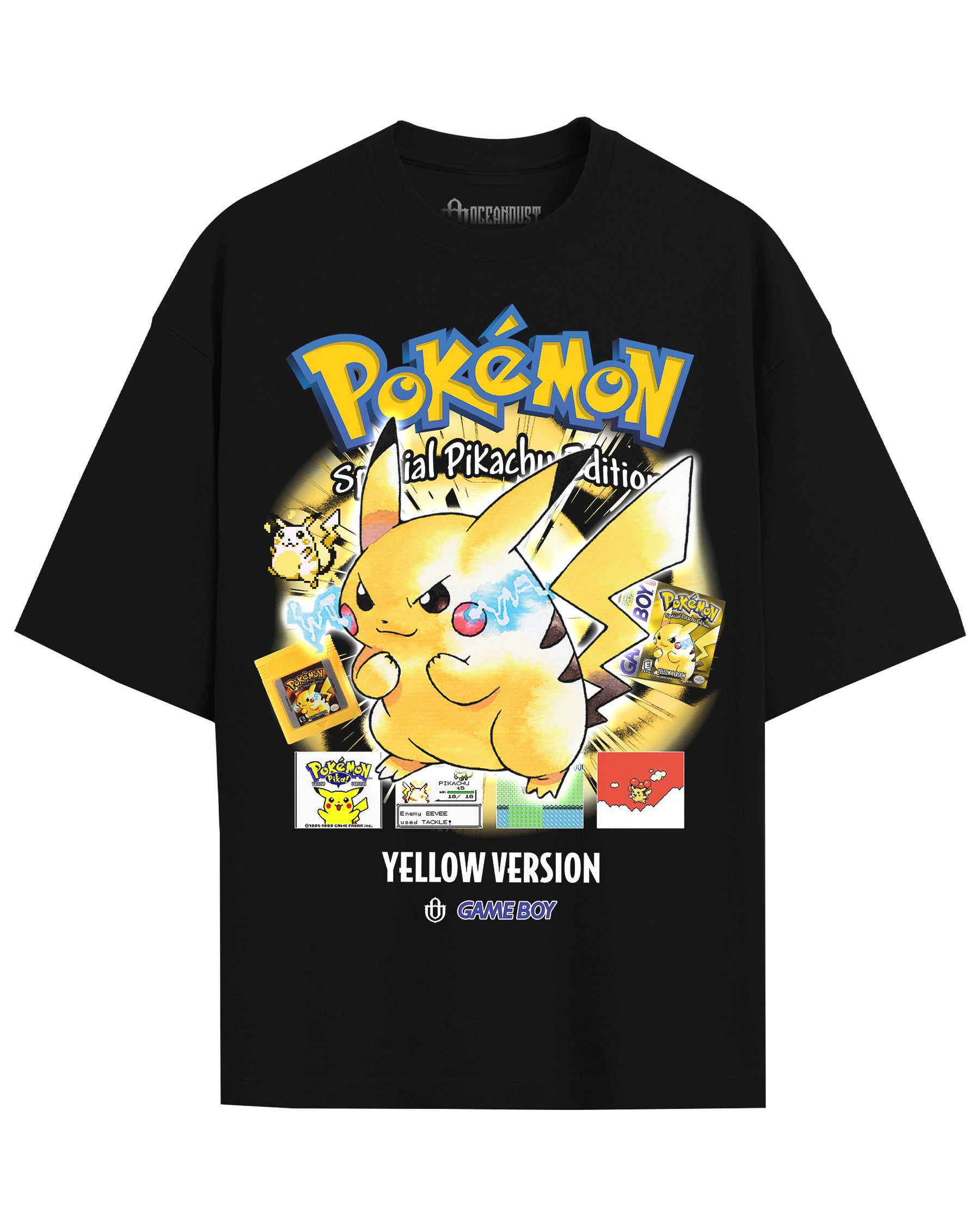 Video Games 'PKMN Yellow Version' Front T-Shirt