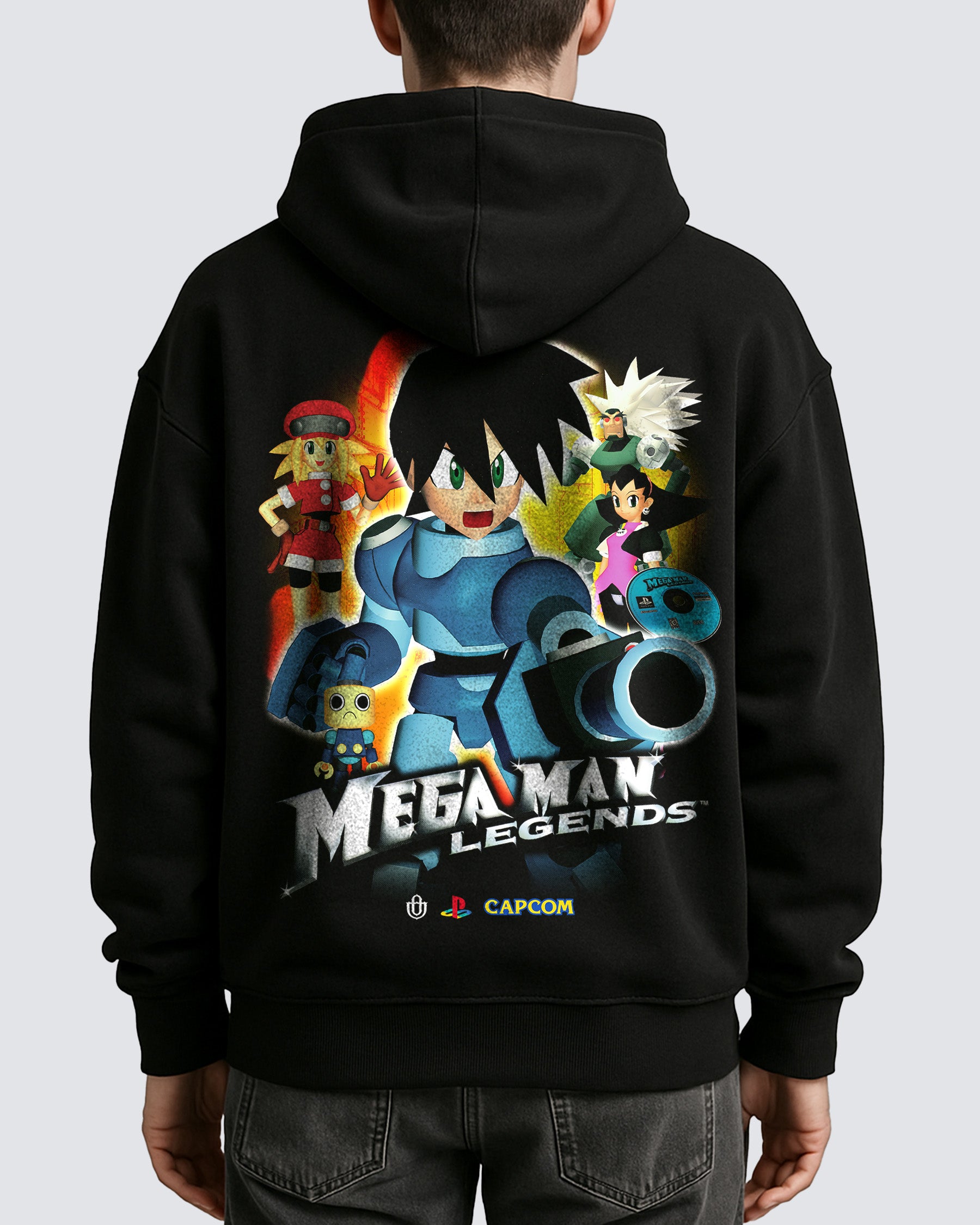 Video Games 'Mega Man Legends' Oversized Hoodie