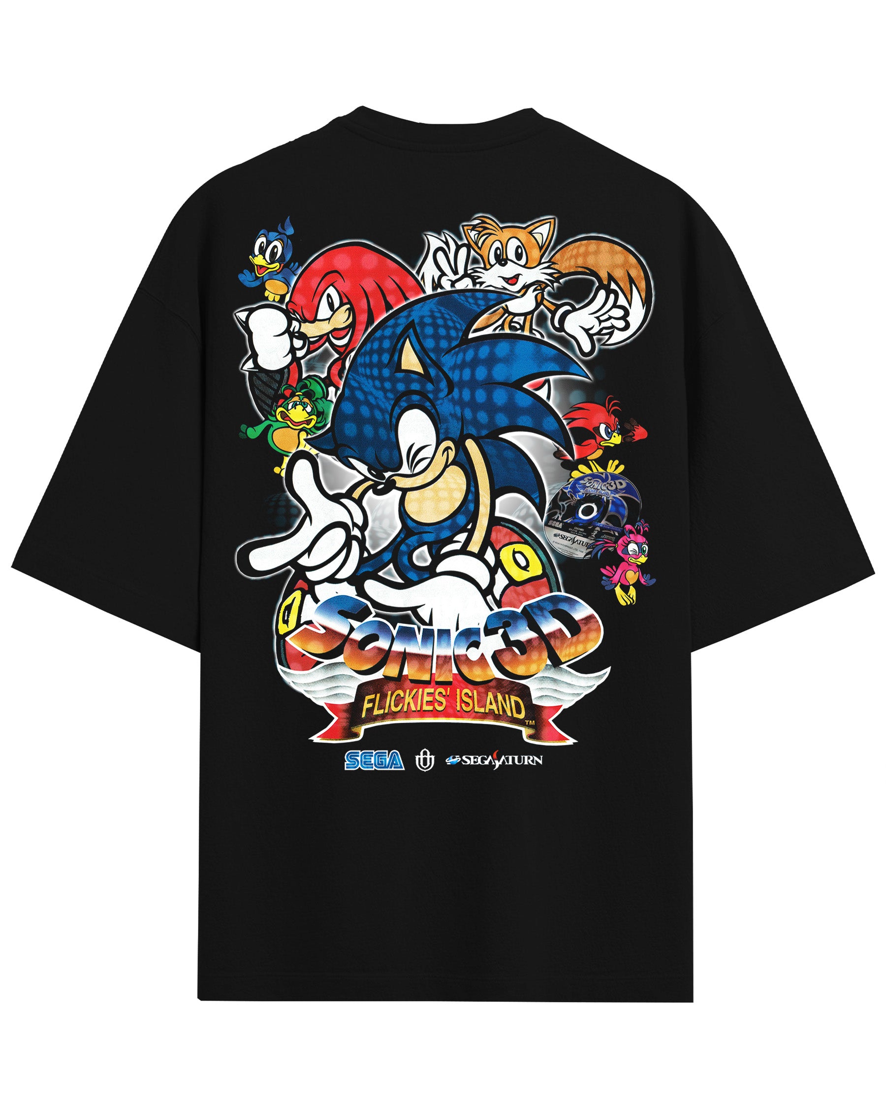 Video Games 'Sonic 3D Flickies' Island v2' Back T-Shirt