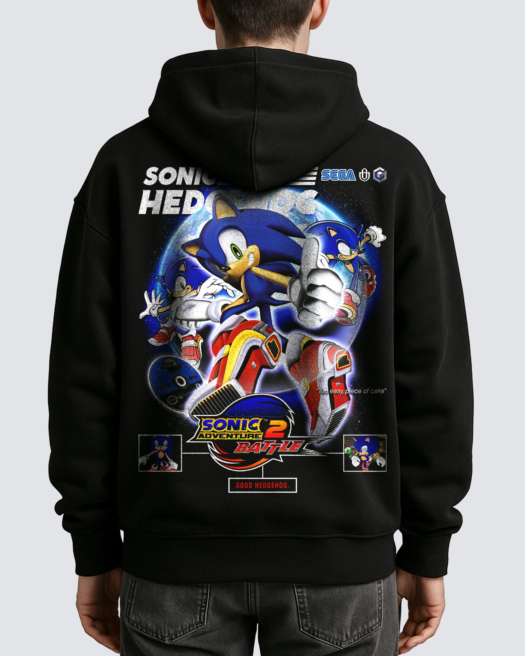 Video Games 'Sonic Adventure 2 Battle: Sonic' Oversized Hoodie