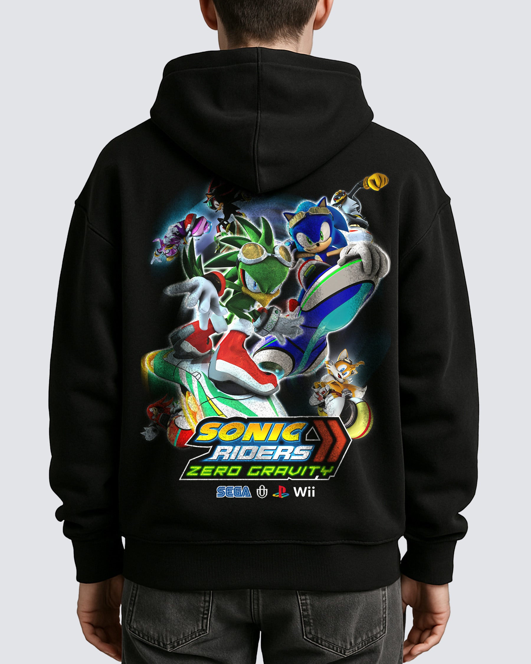 Video Games 'Sonic Riders Zero Gravity' Oversized Hoodie
