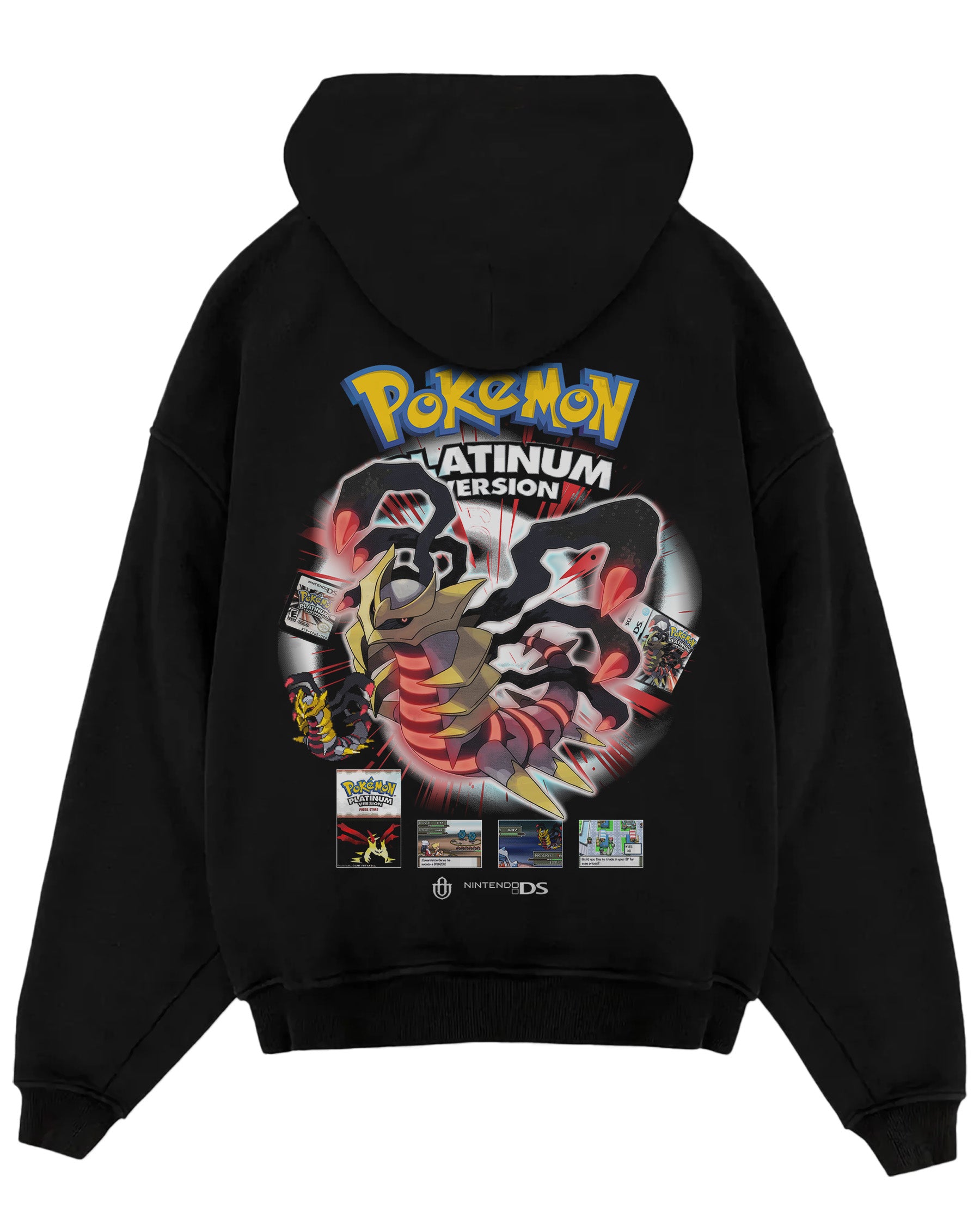 Video Games 'PKMN Platinum Version' Back Hoodie