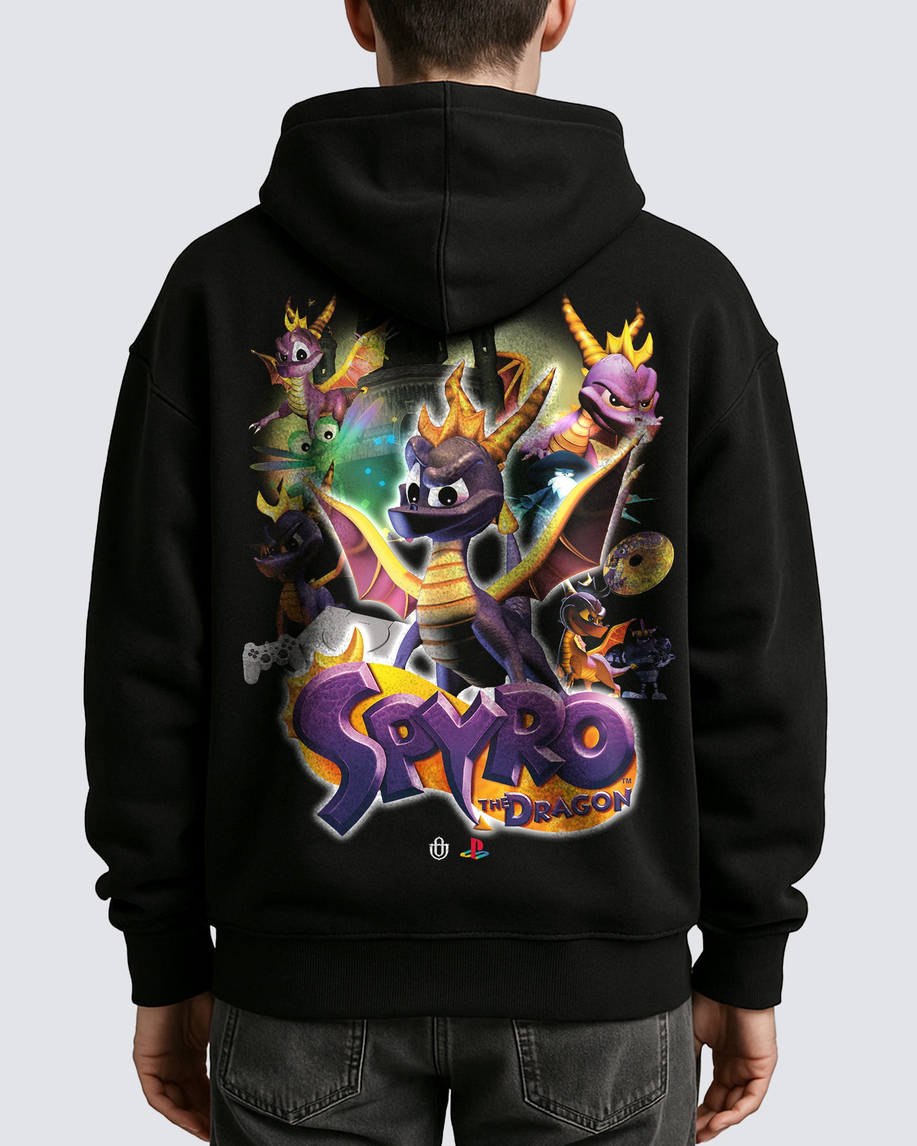 Video Games 'Spyro the Dragon' Oversized Hoodie