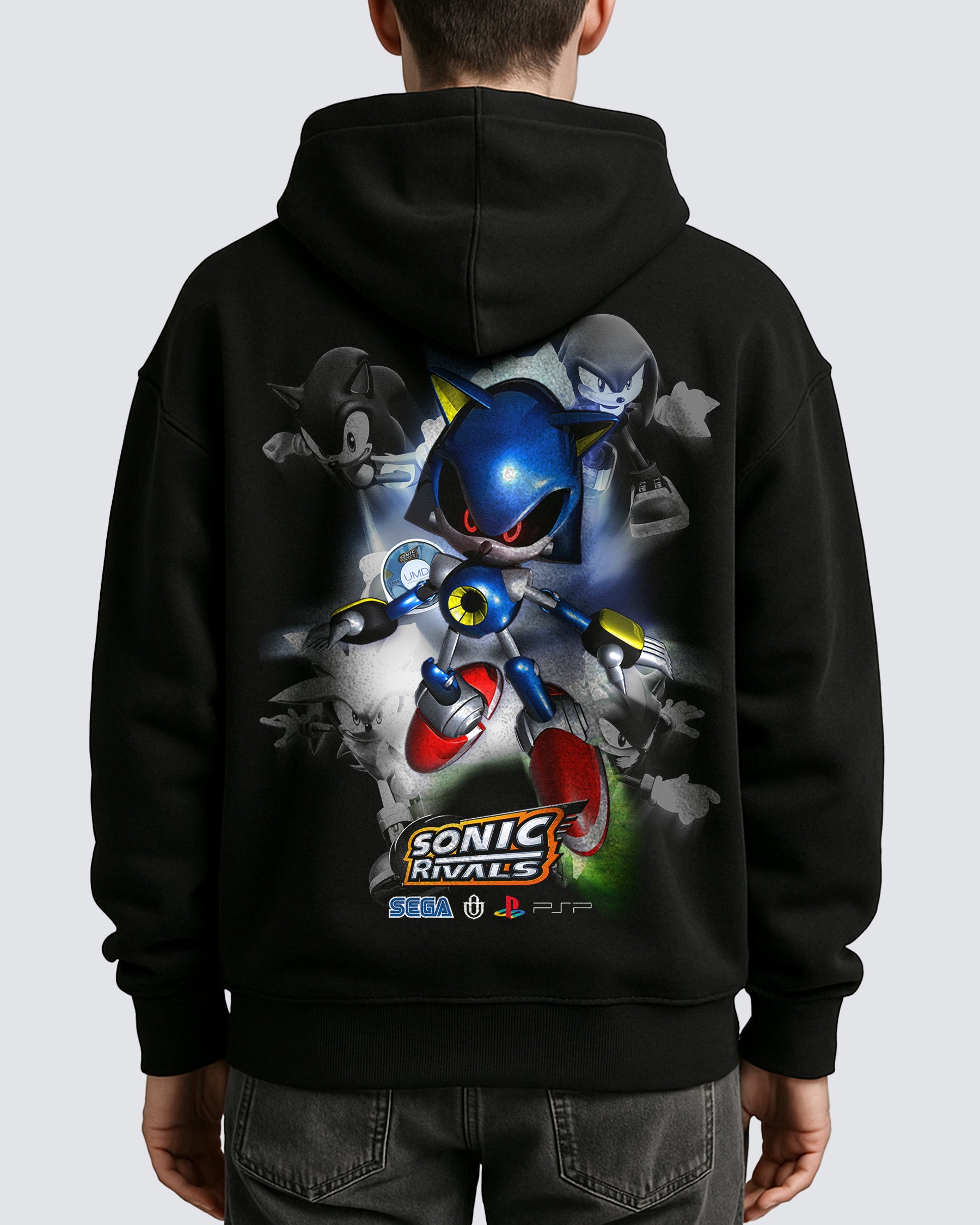 Video Games 'Sonic Rivals - Metal Sonic' Oversized Hoodie