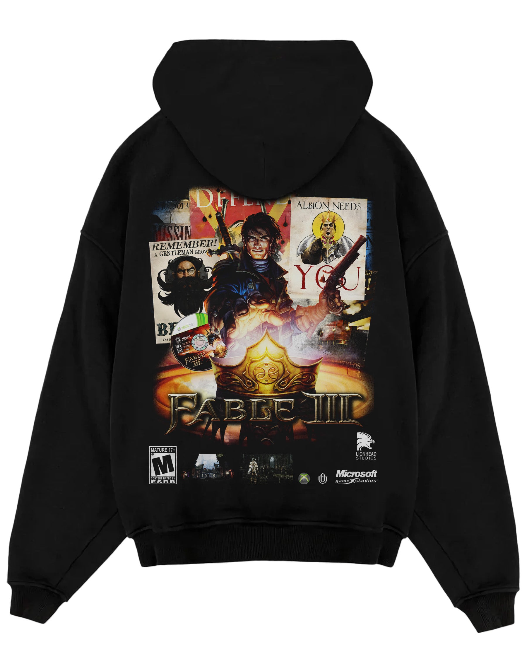 Video Games 'Fable III' Oversized Hoodie