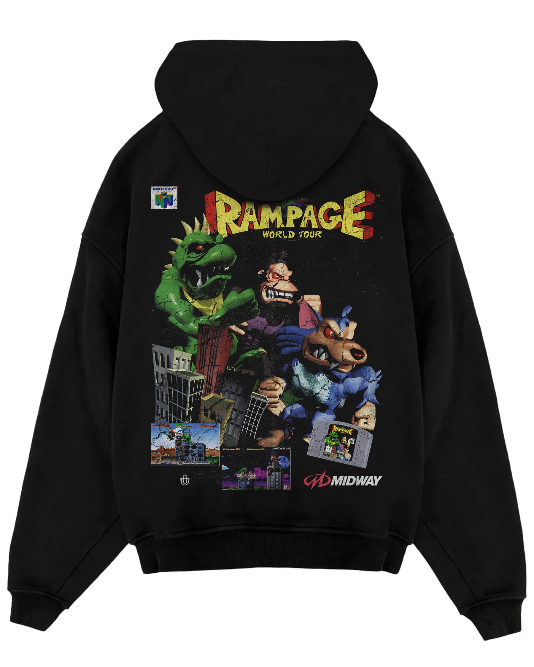 Video Games 'Rampage World Tour' Oversized Hoodie