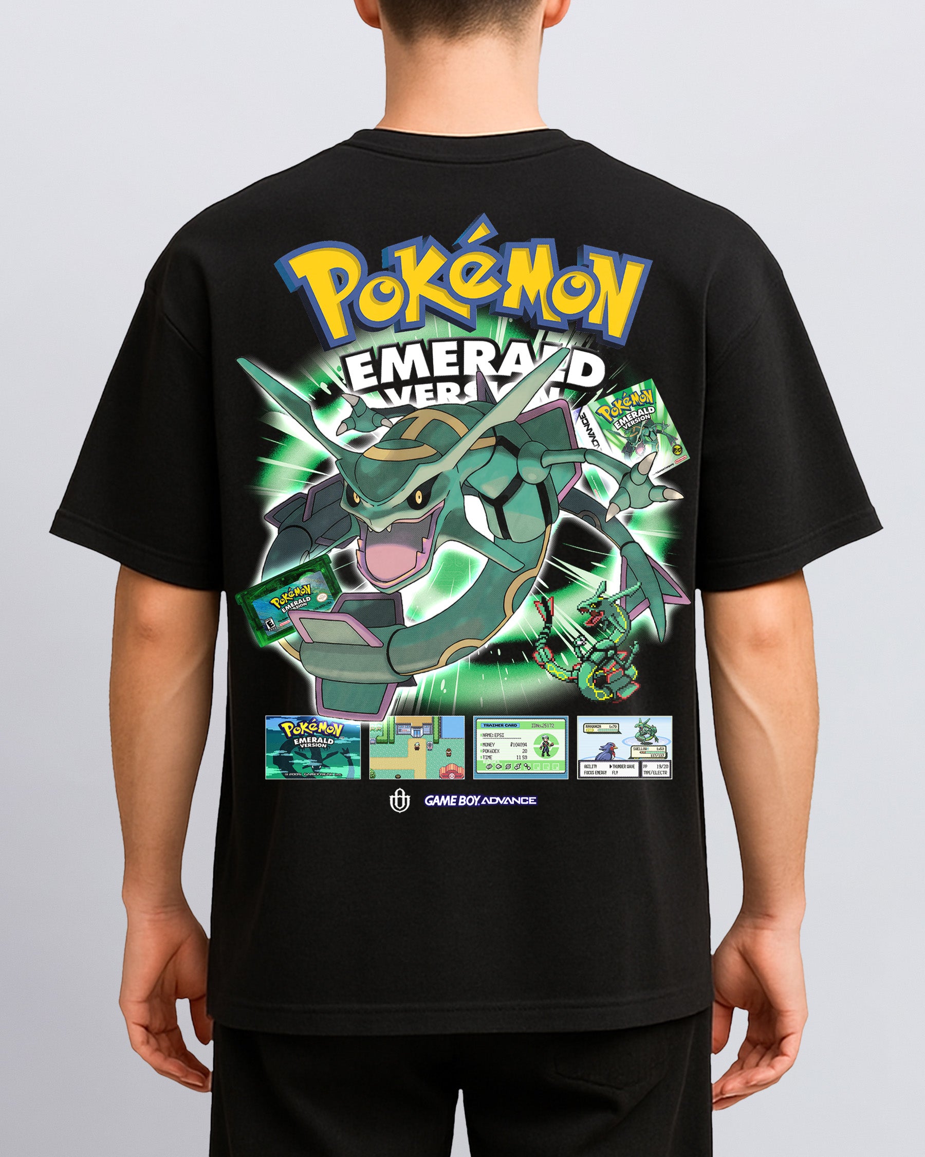 Video Games 'PKMN Emerald' Back T-Shirt
