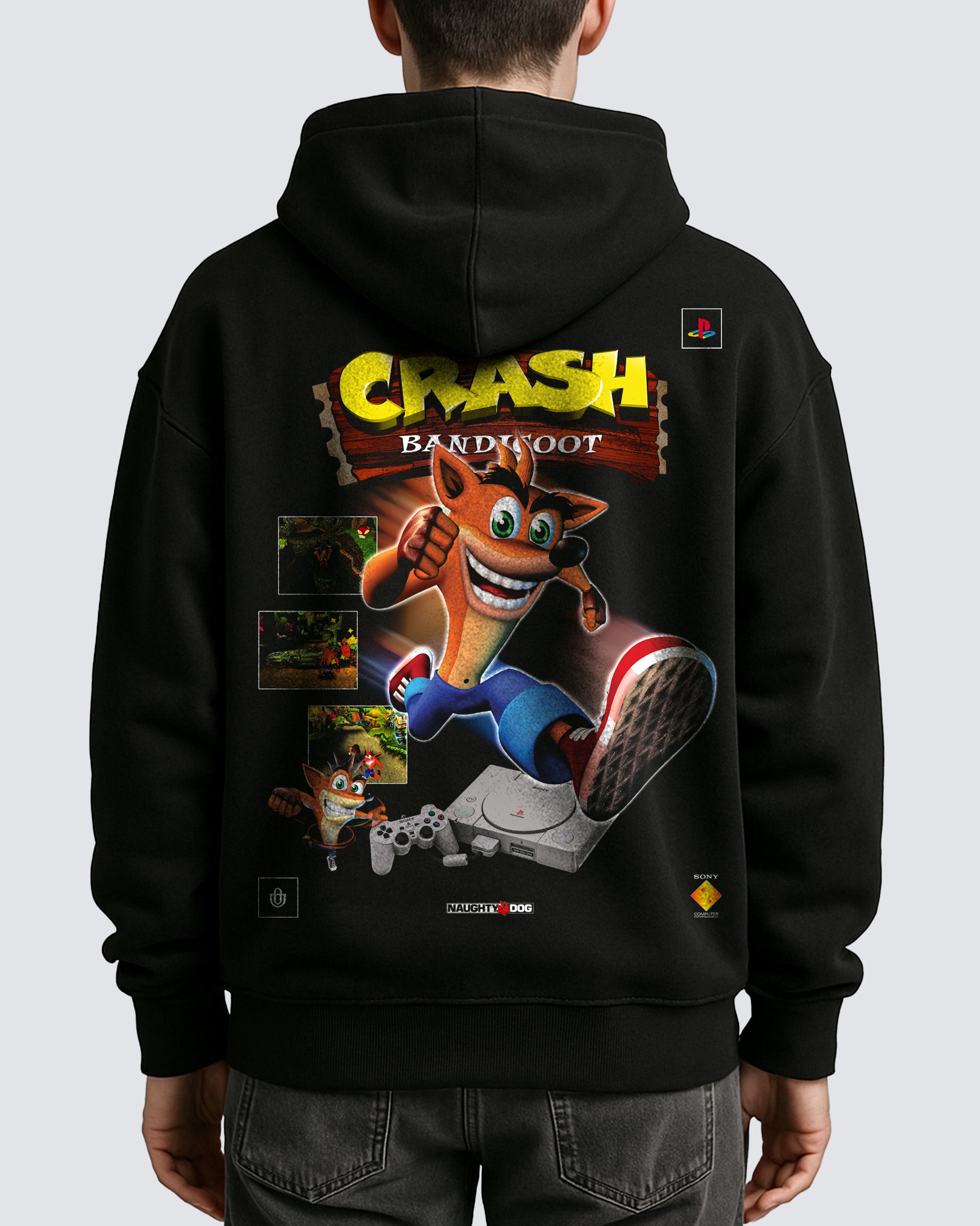Video Games 'Crash Bandicoot v2' Oversized Hoodie