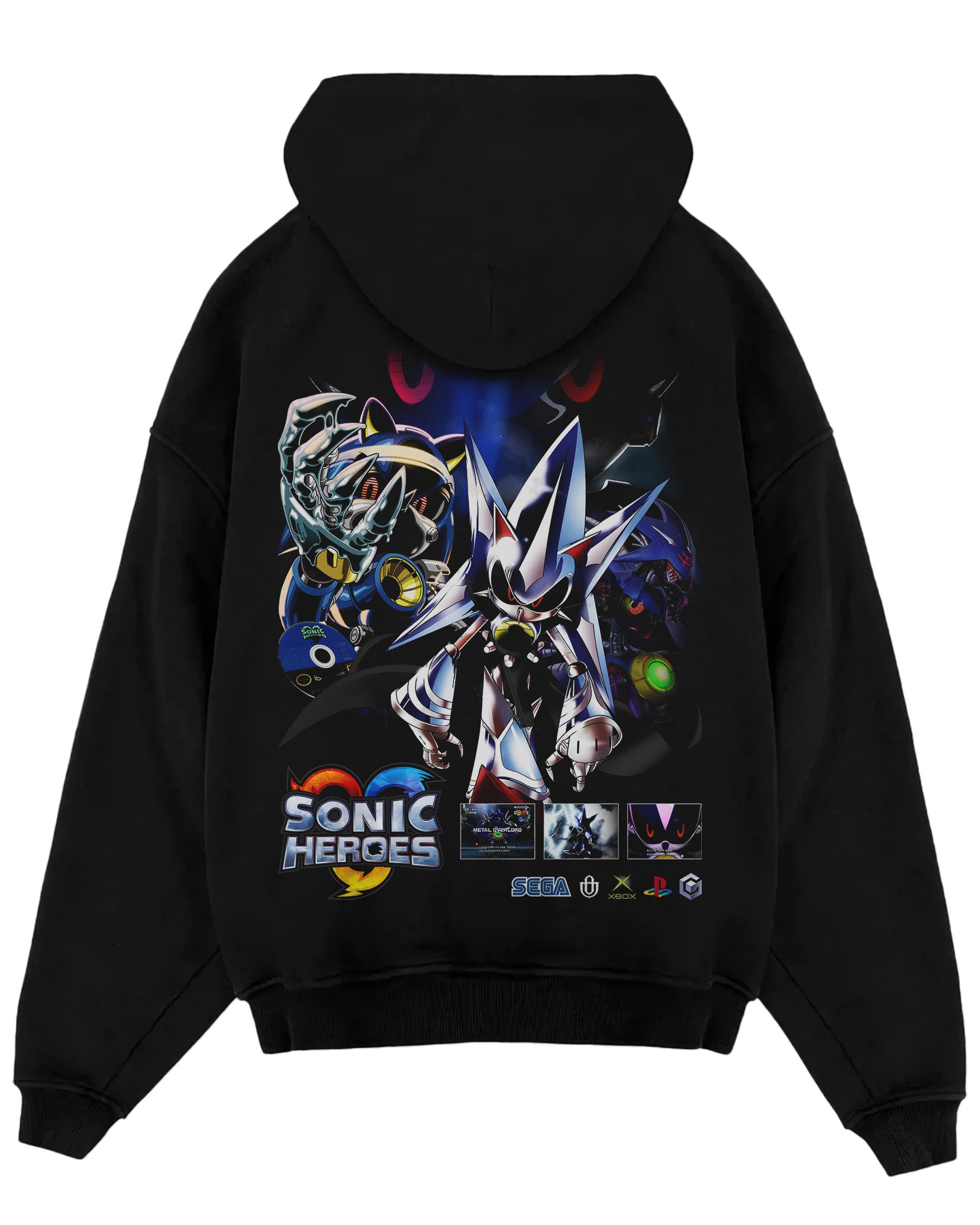 Video Games 'Sonic Heroes: Neo Metal Sonic' Oversized Hoodie