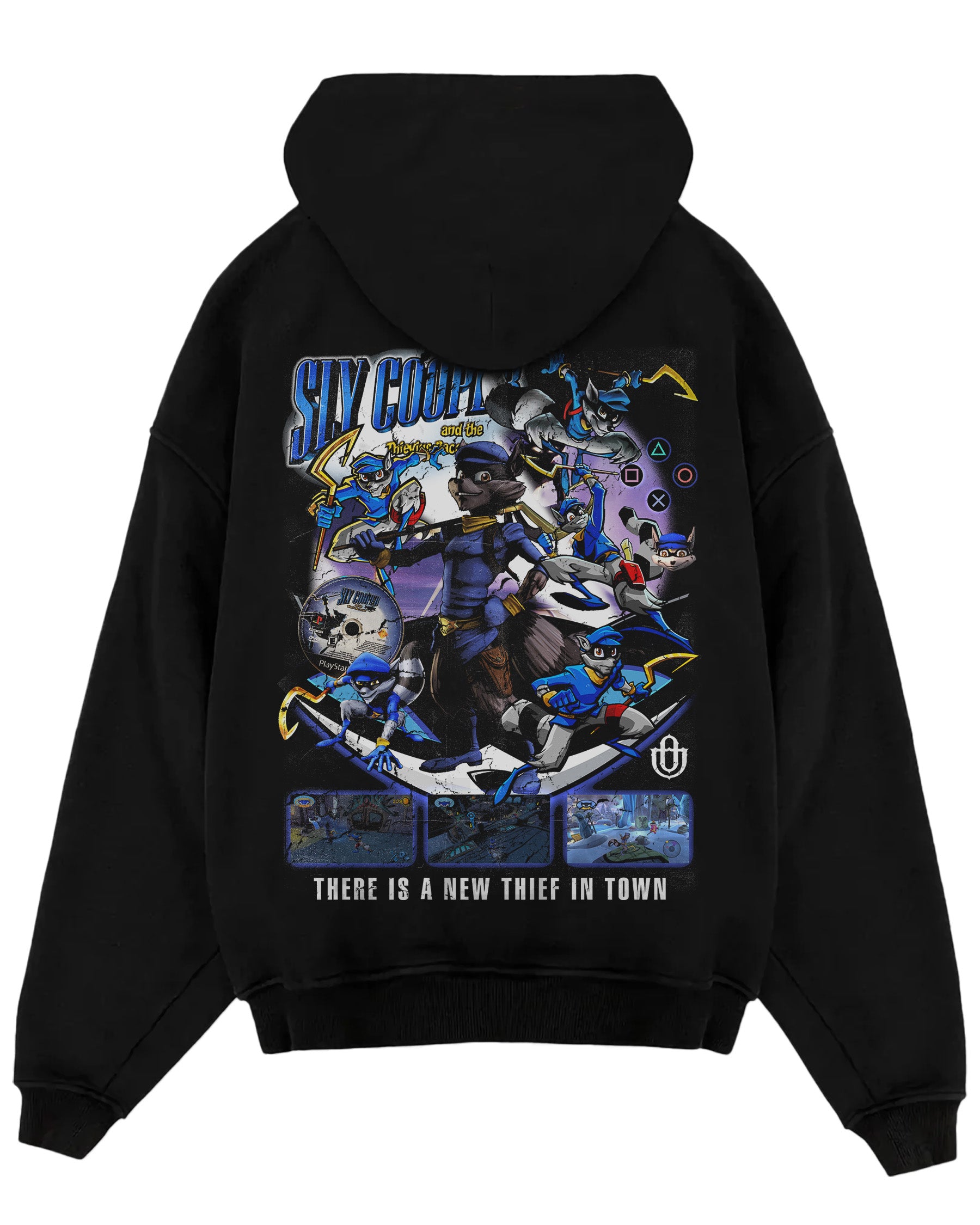 Video Games 'Sly Cooper' Oversized Hoodie