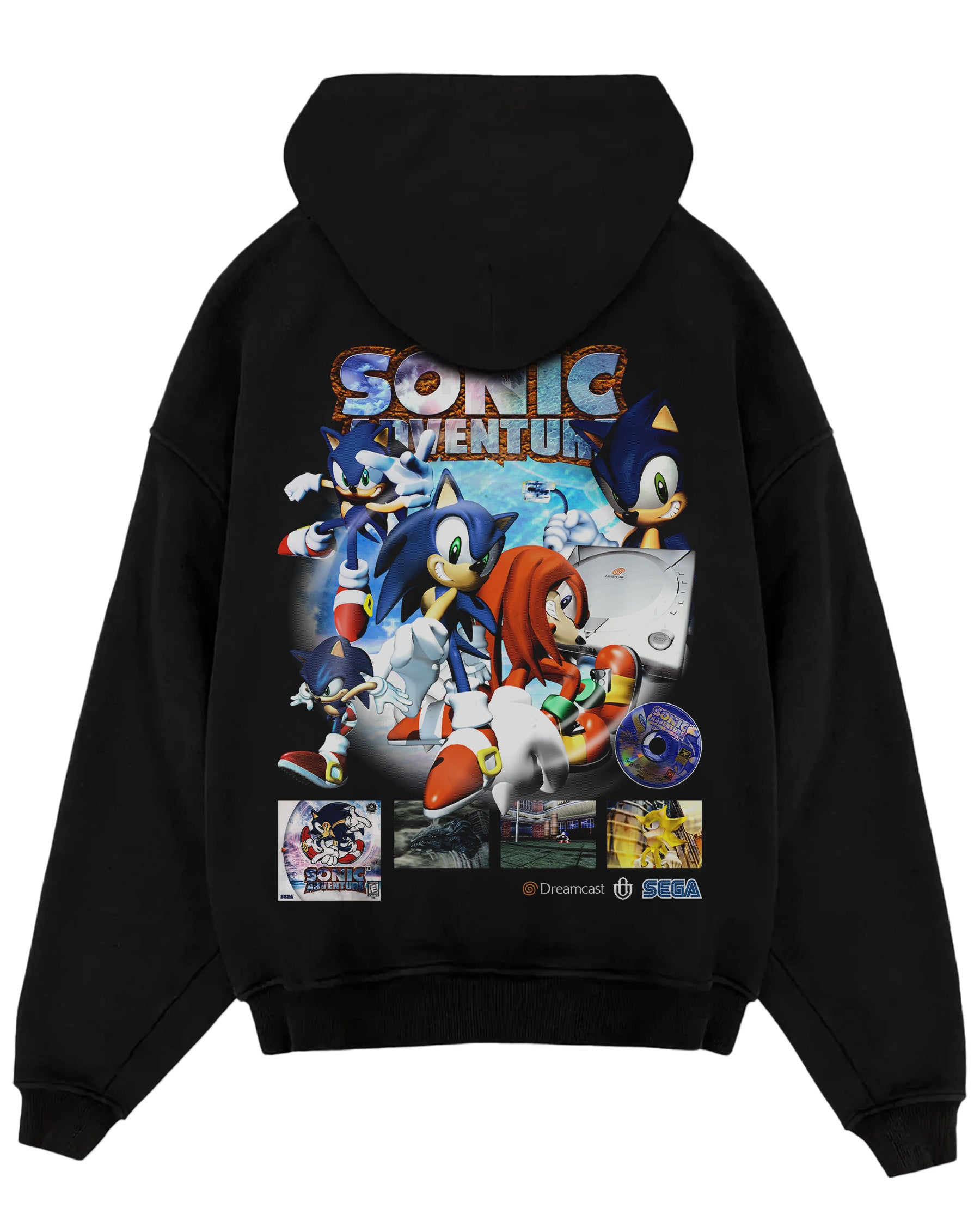 Video Games 'Sonic Adventure' Oversized Hoodie