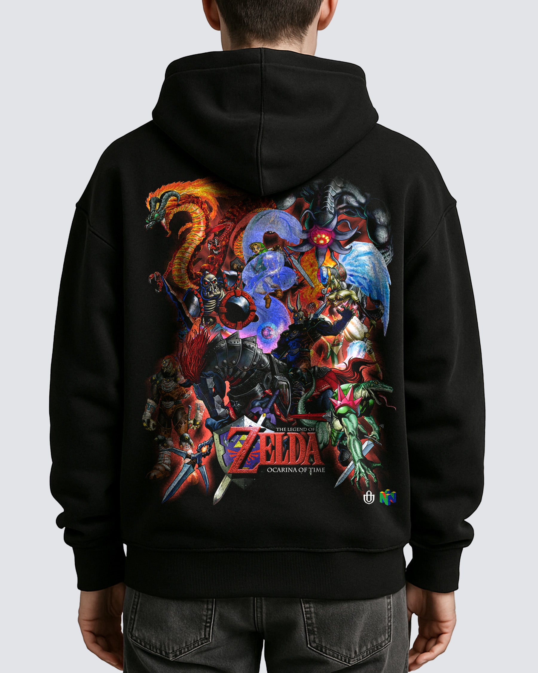 Video Games 'TLOZ Ocarina of Time: Bosses Edition' Oversized Hoodie