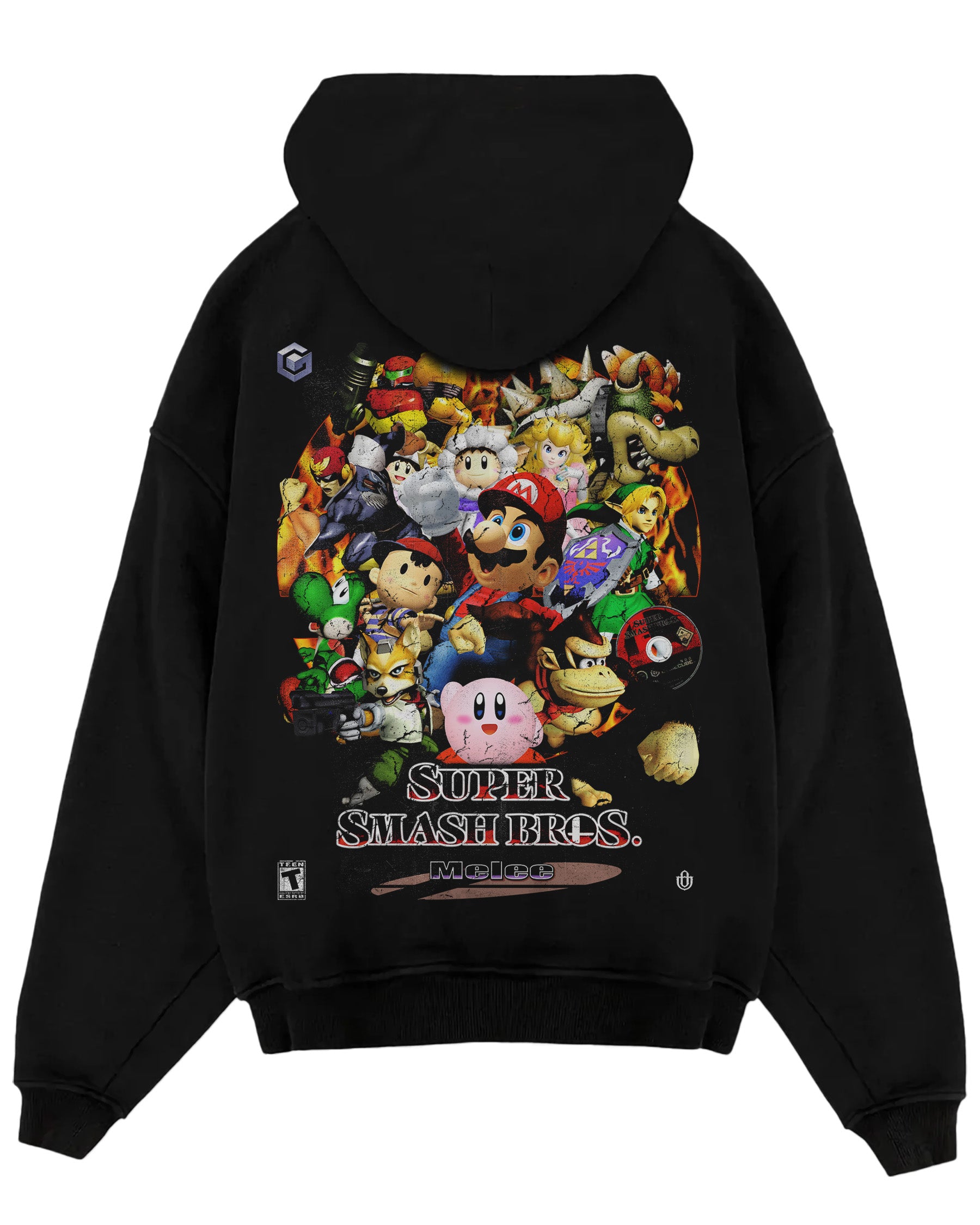 Video Games 'Super Smash Bros Melee' Oversized Hoodie