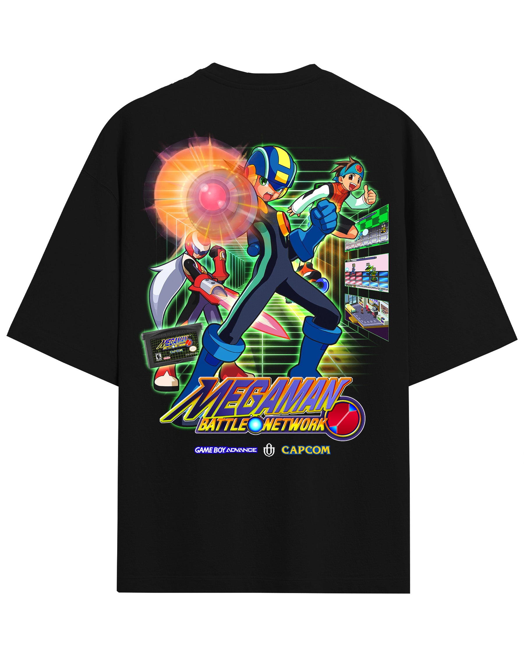 Video Games 'Mega Man Battle Network' Back T-Shirt