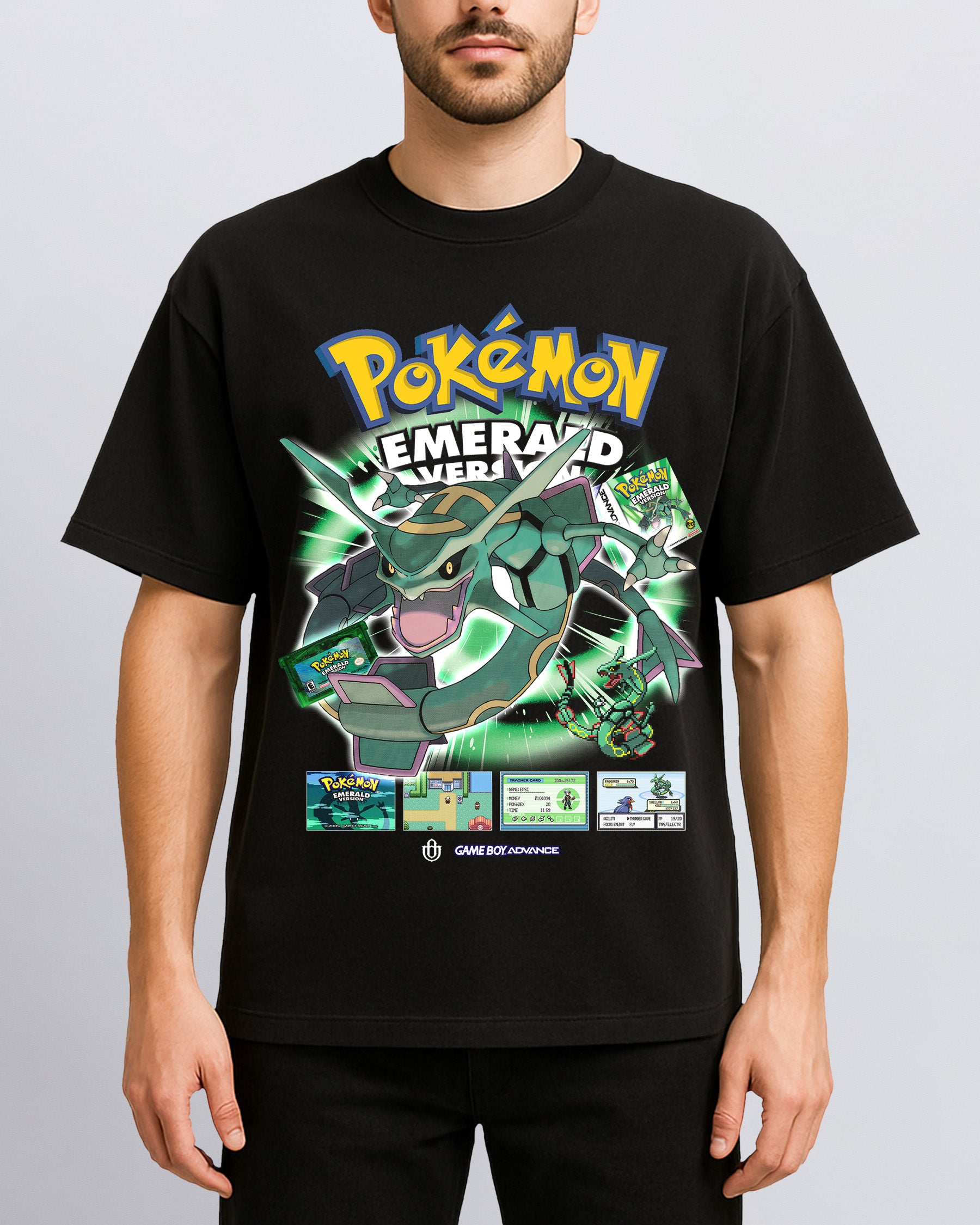 Video Games 'PKMN Emerald' Front T-Shirt