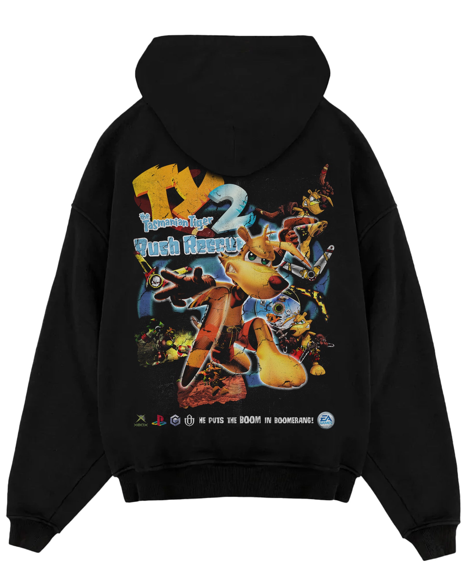 Video Games 'Ty the Tasmanian Tiger 2: Bush Rescue' Oversized Hoodie