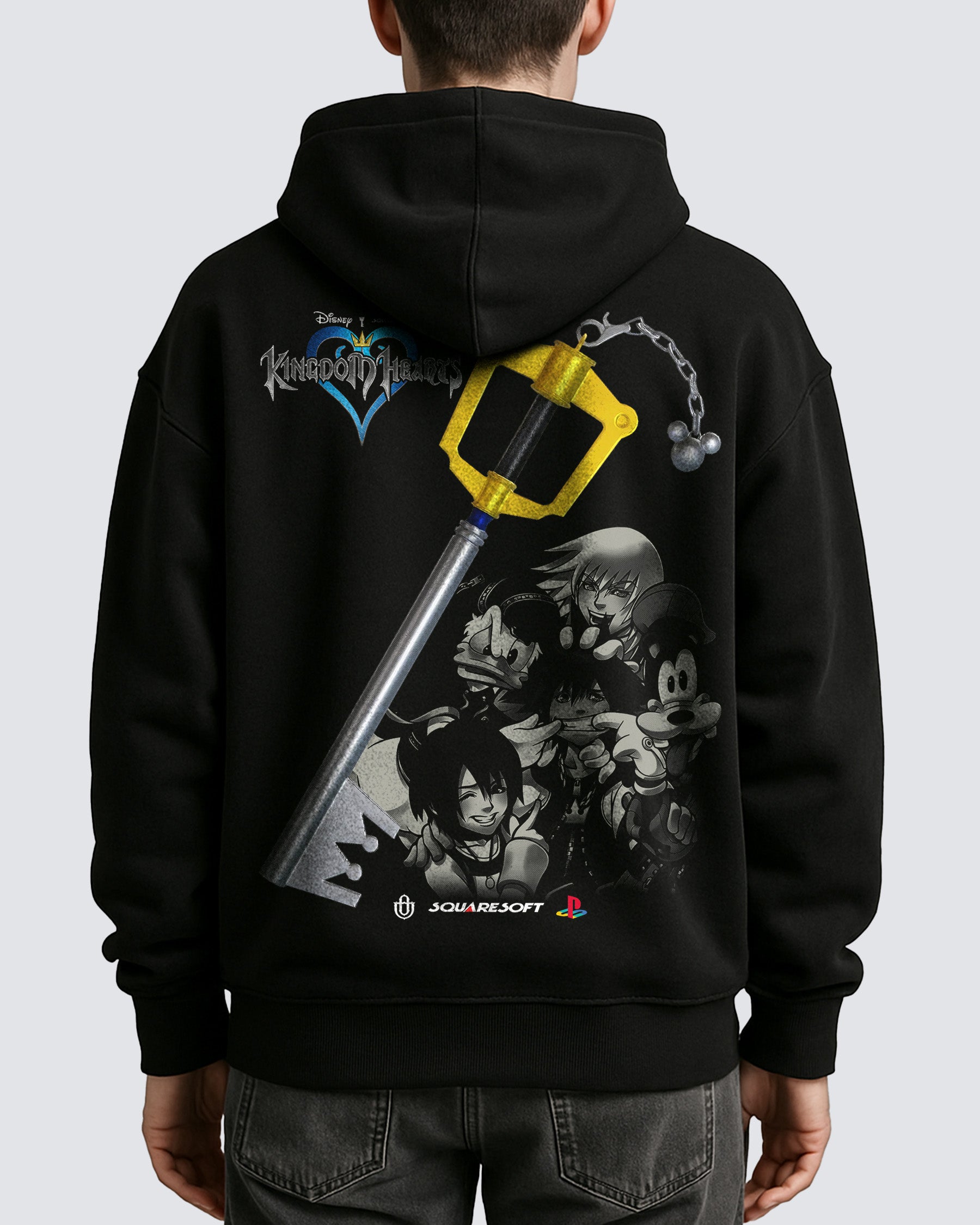 Video Games 'Kingdom Hearts - Keyblade' Oversized Hoodie