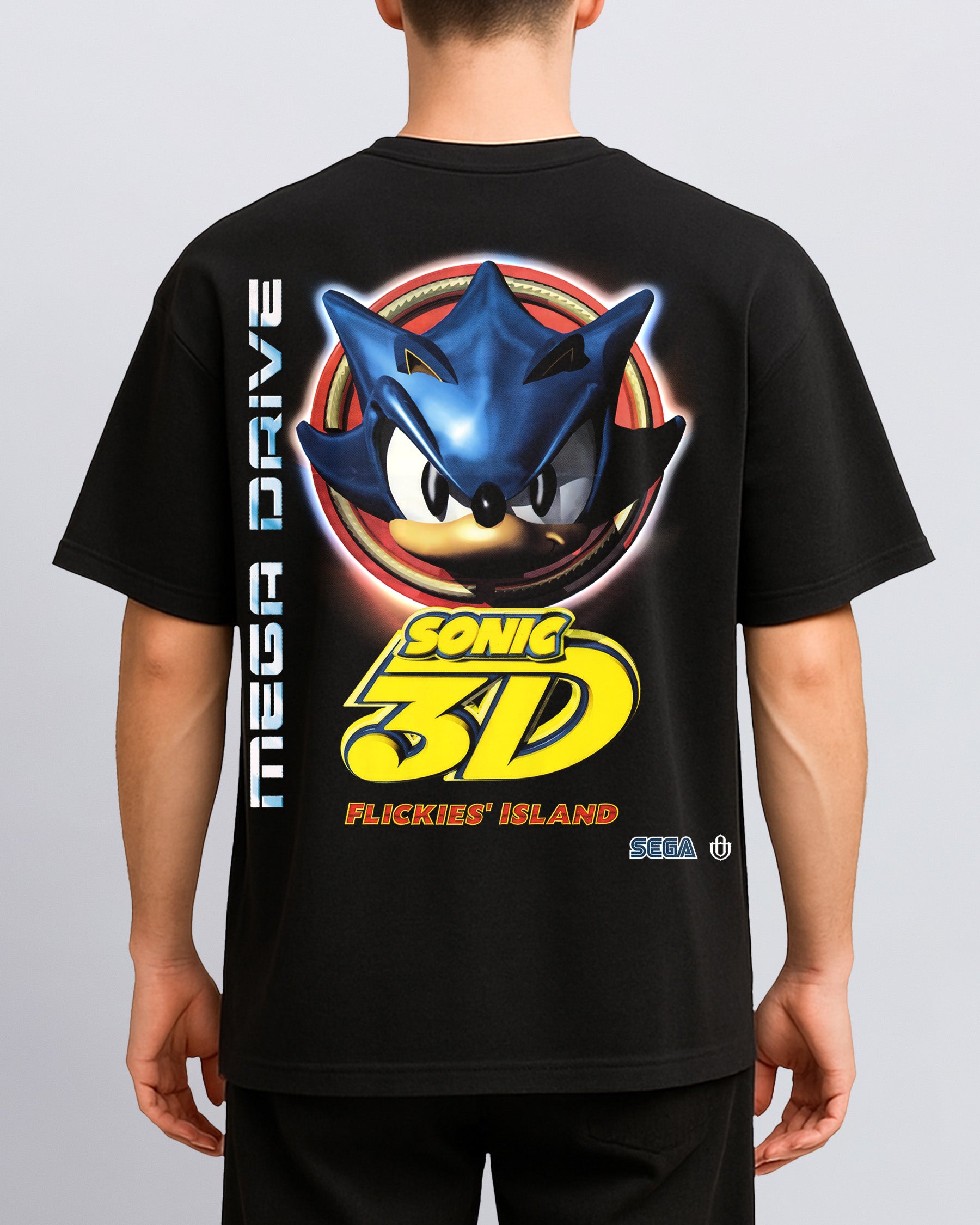 Video Games 'Sonic 3D Flickies' Island v1' Back T-Shirt