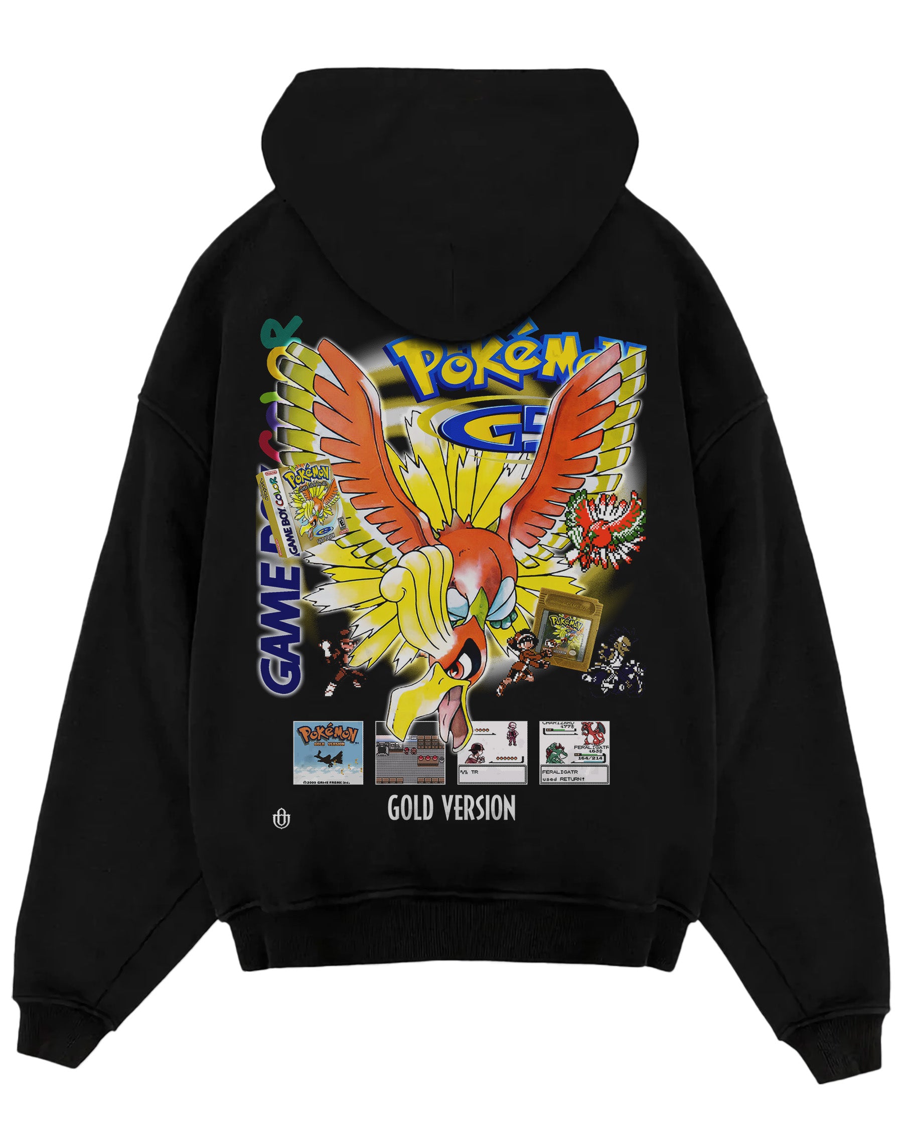 Video Games 'Pokemon Gold Version' Oversized Hoodie