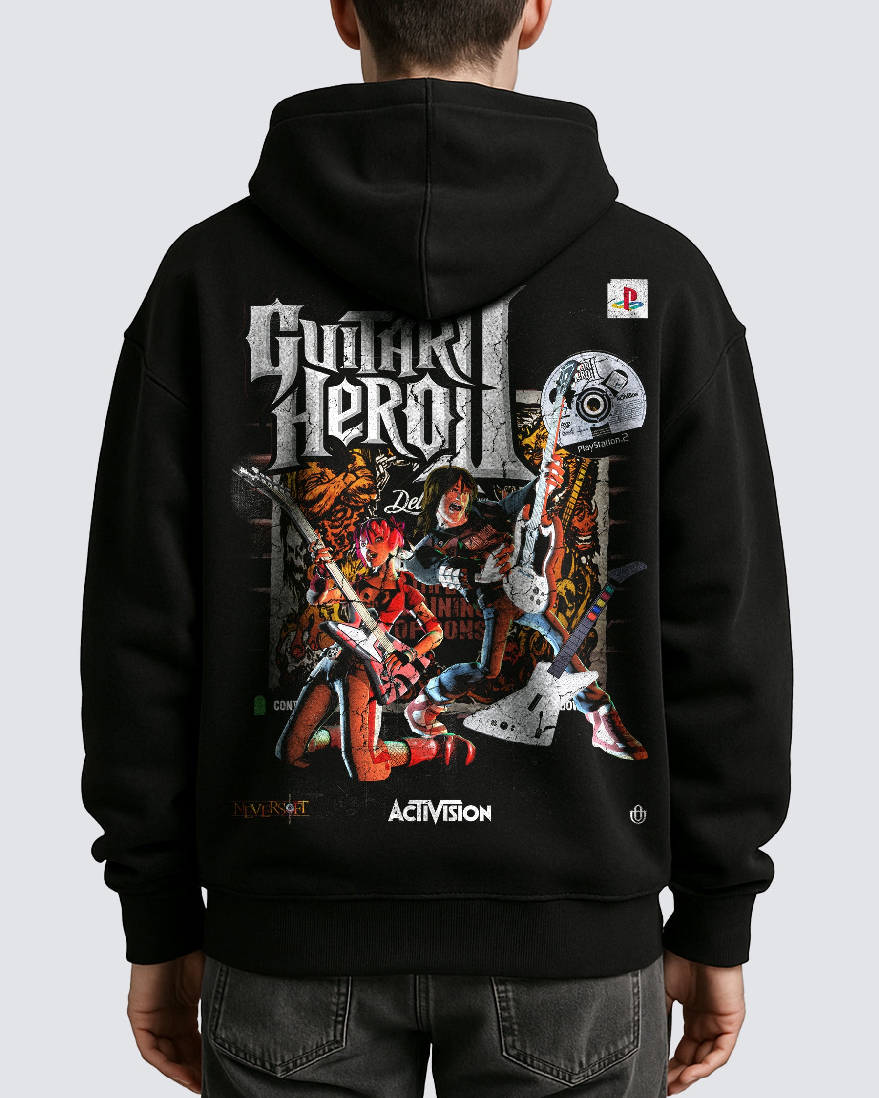 Video Games 'Guitar Hero II' Oversized Hoodie